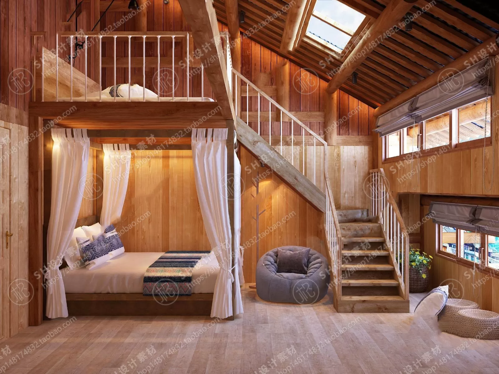 BEDROOM 3D SCENES – VRAY RENDER – 359 BEDROOM 3D SCENES – VRAY RENDER – 359