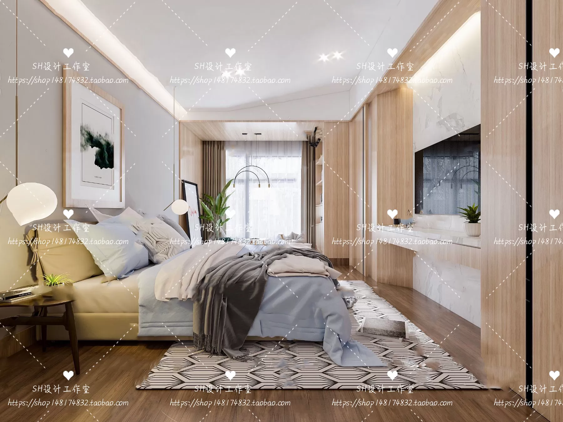 BEDROOM 3D SCENES – VRAY RENDER – 401 BEDROOM 3D SCENES – VRAY RENDER – 401