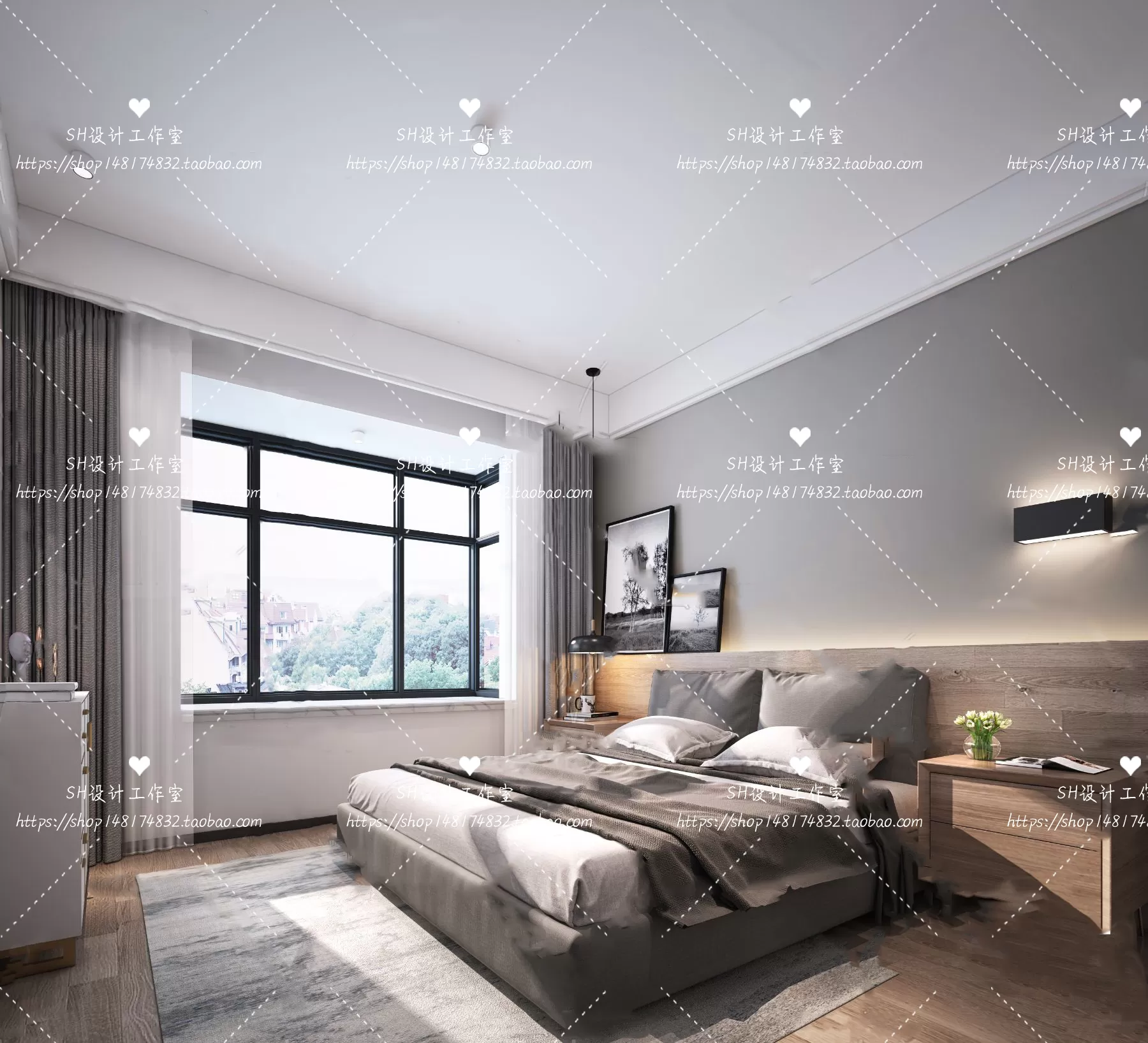 BEDROOM 3D SCENES – VRAY RENDER – 420 BEDROOM 3D SCENES – VRAY RENDER – 420