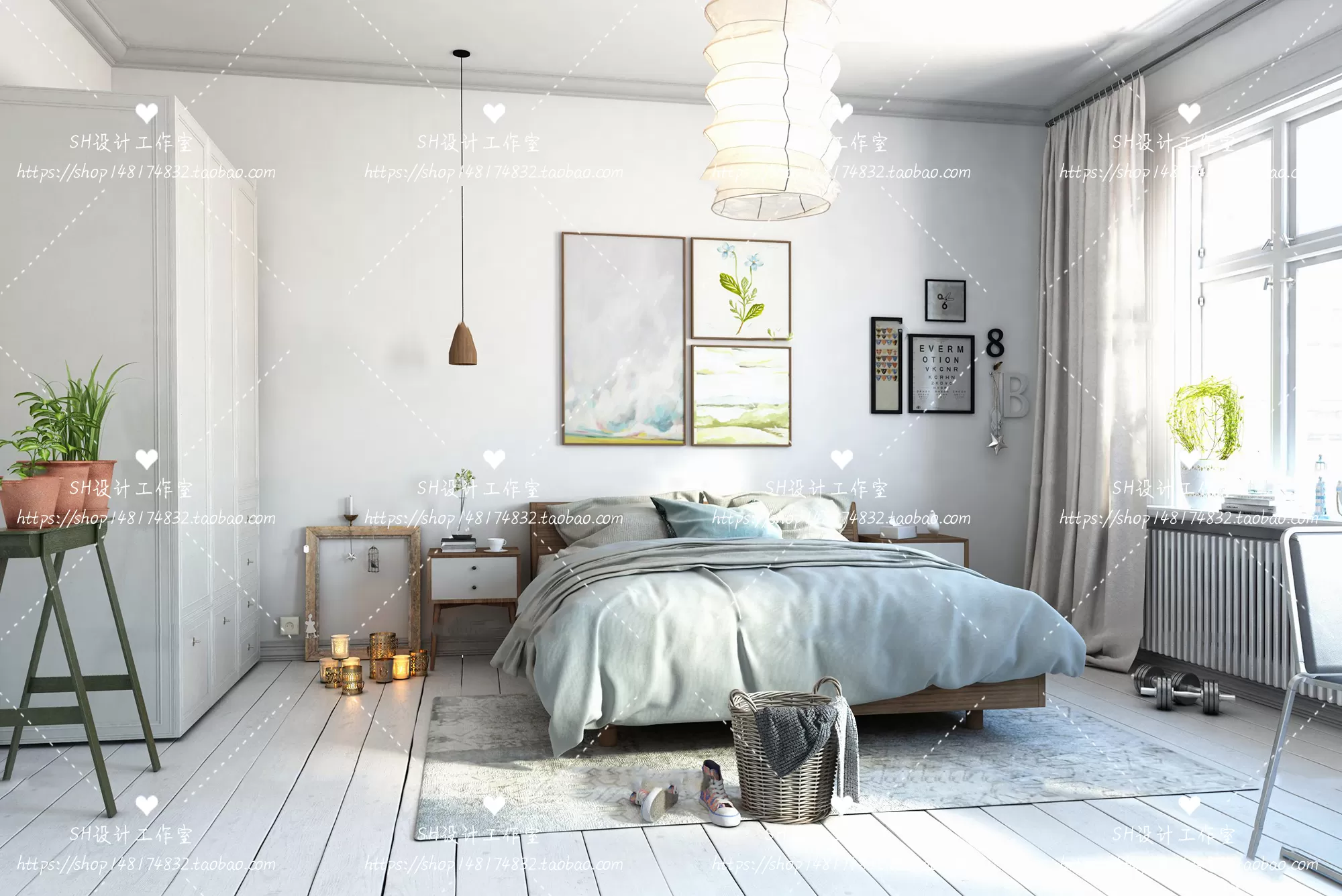 BEDROOM 3D SCENES – VRAY RENDER – 426 BEDROOM 3D SCENES – VRAY RENDER – 426