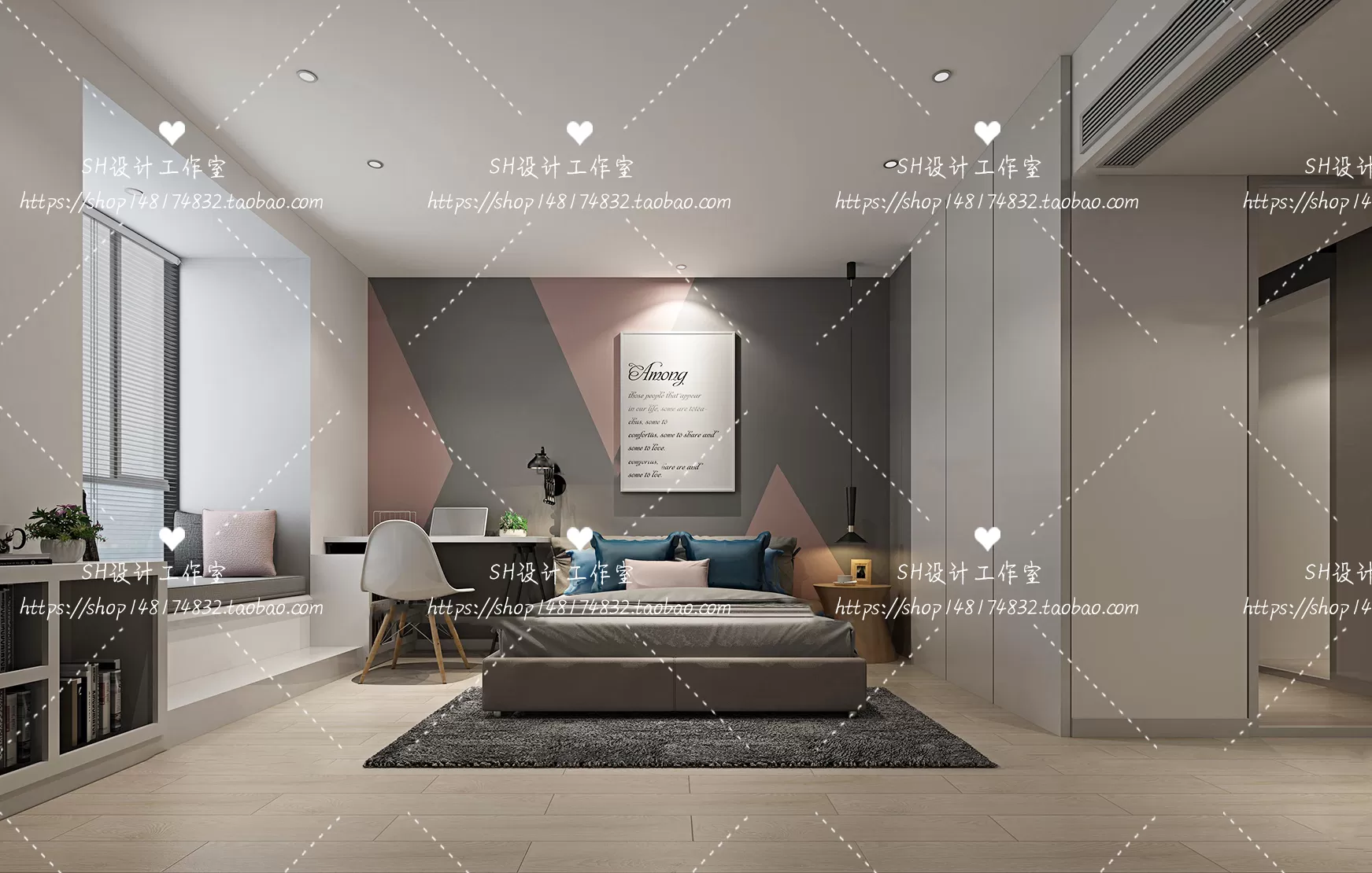 BEDROOM 3D SCENES – VRAY RENDER – 431 BEDROOM 3D SCENES – VRAY RENDER – 431
