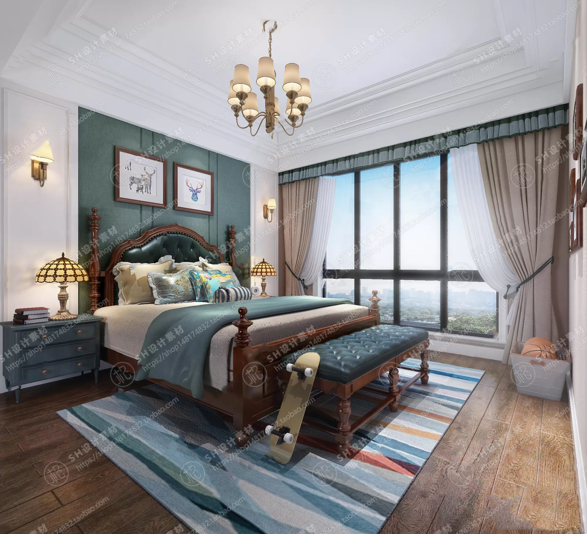BEDROOM 3D SCENES – VRAY RENDER – 510 BEDROOM 3D SCENES – VRAY RENDER – 510