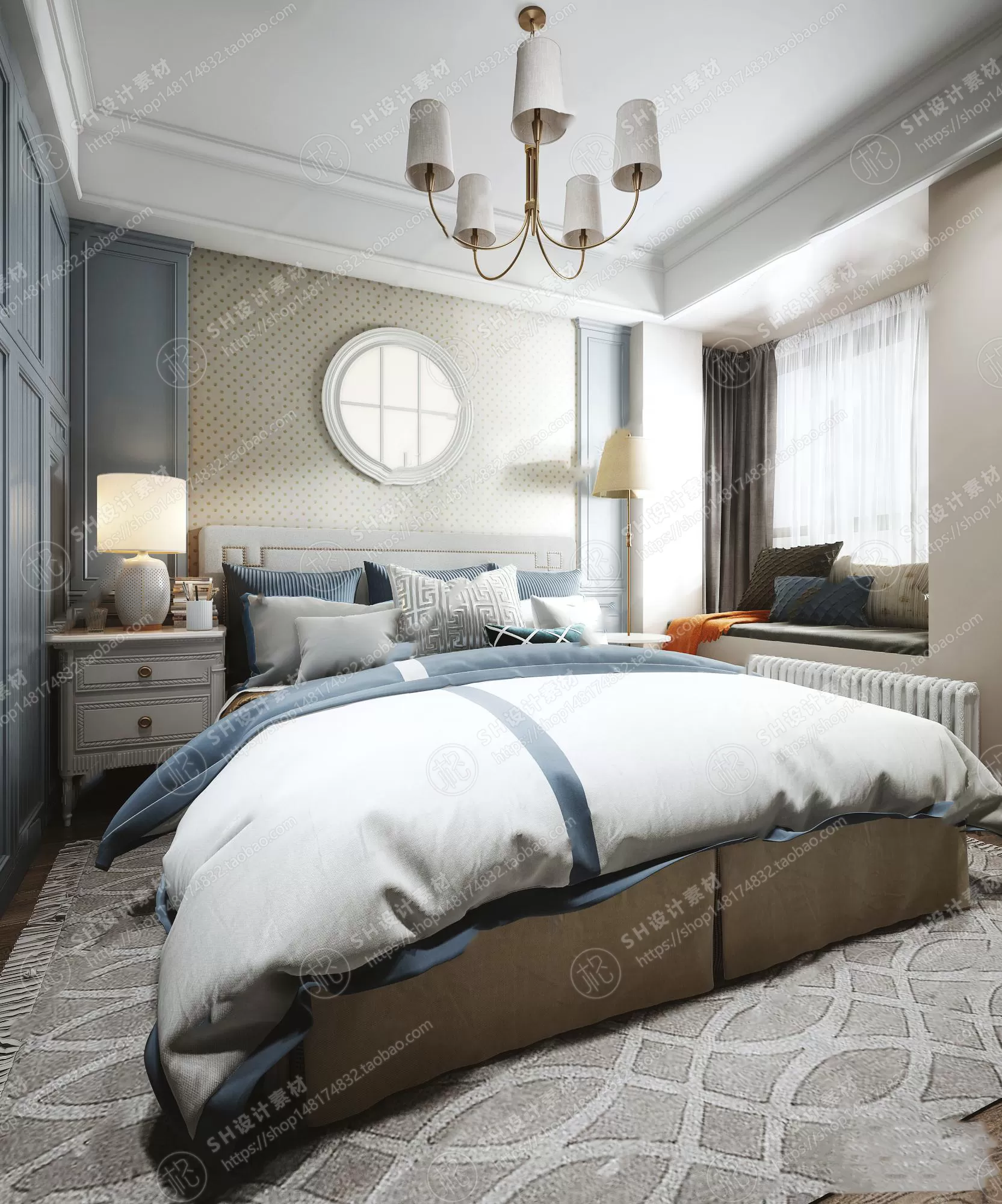 BEDROOM 3D SCENES – VRAY RENDER – 513 BEDROOM 3D SCENES – VRAY RENDER – 513