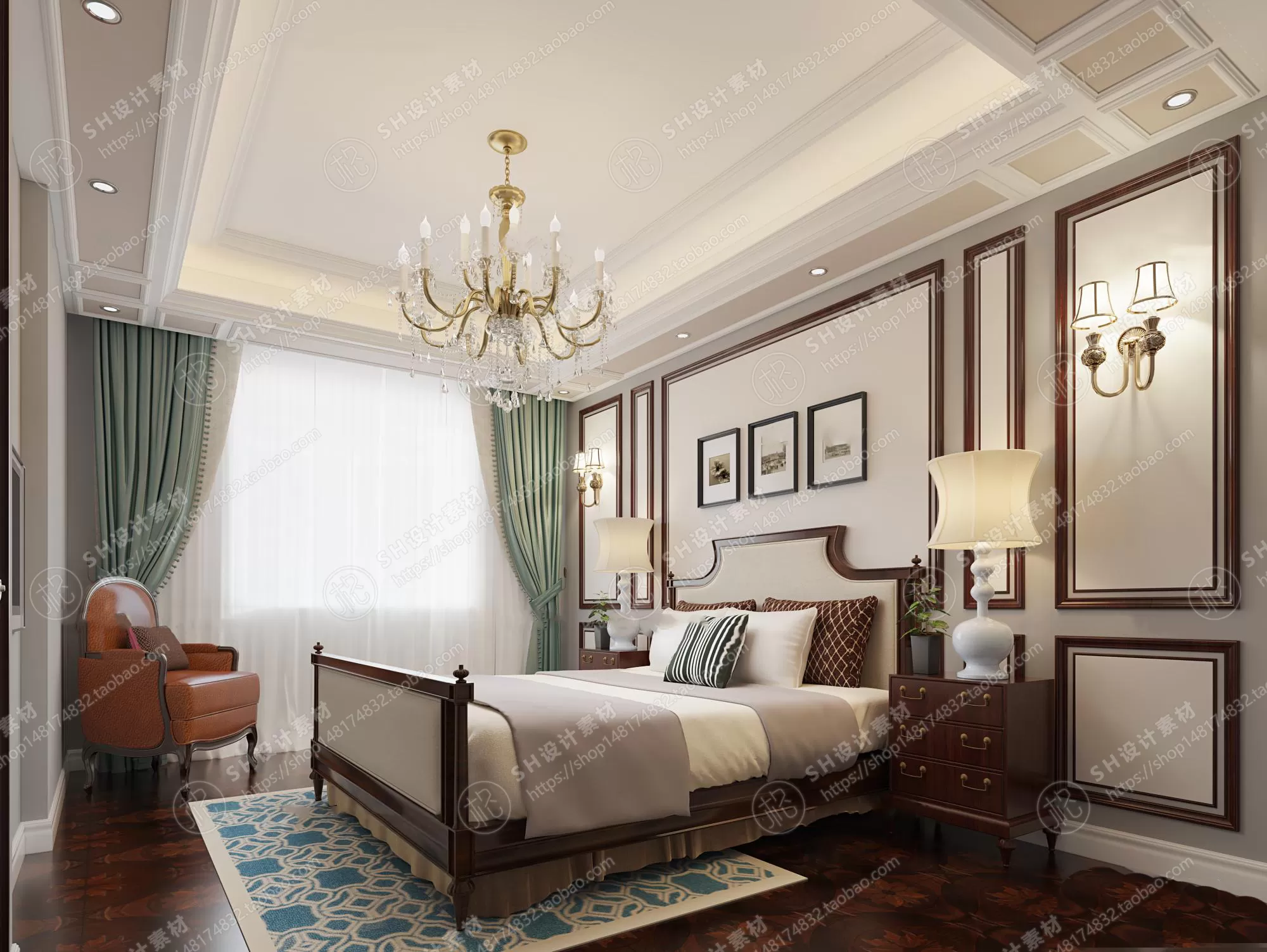 BEDROOM 3D SCENES – VRAY RENDER – 531 BEDROOM 3D SCENES – VRAY RENDER – 531