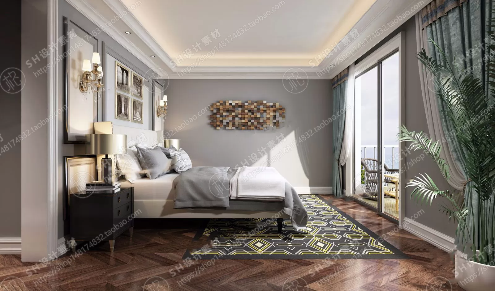 BEDROOM 3D SCENES – VRAY RENDER – 536 BEDROOM 3D SCENES – VRAY RENDER – 536