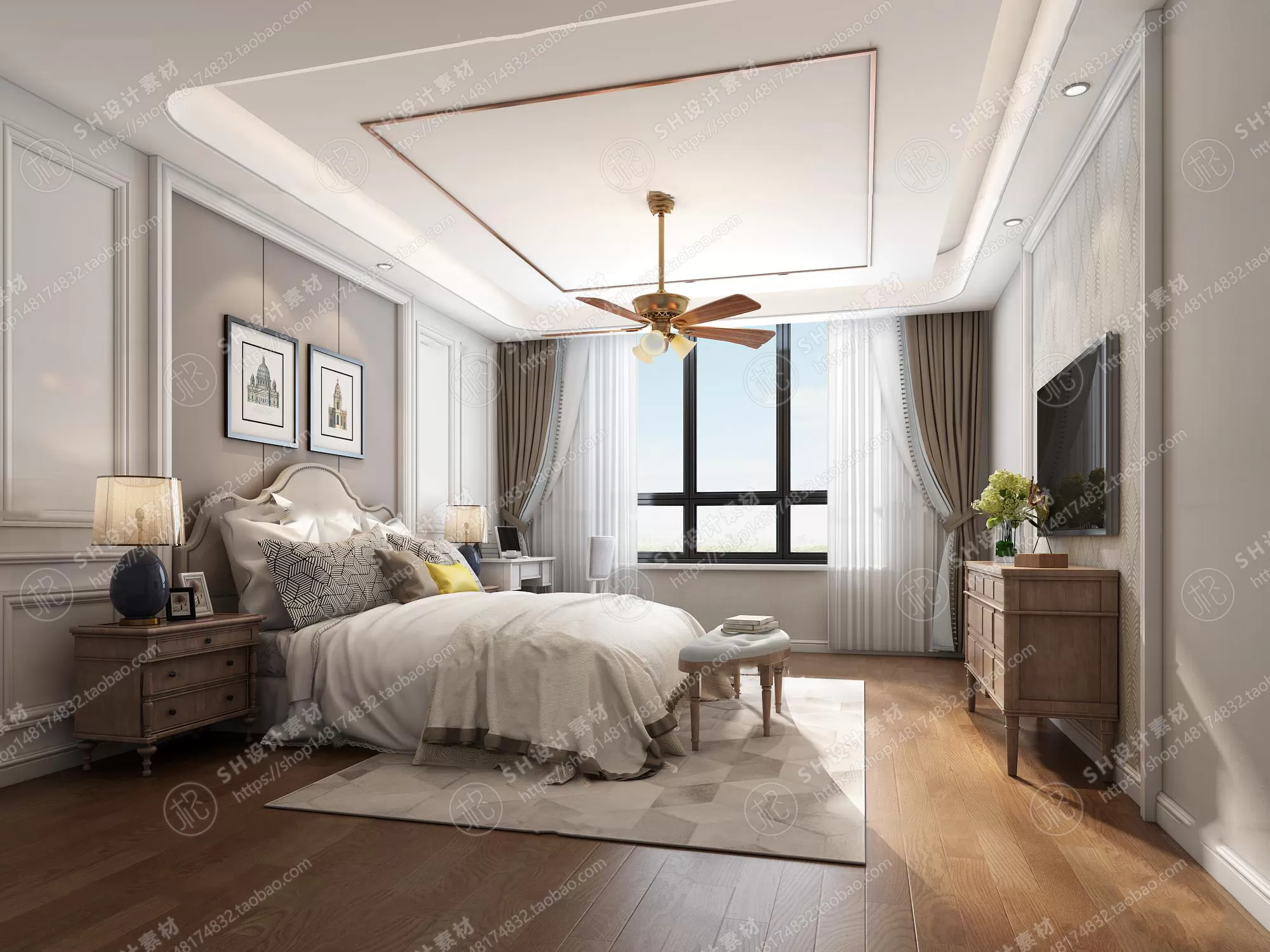 BEDROOM 3D SCENES – VRAY RENDER – 544 BEDROOM 3D SCENES – VRAY RENDER – 544