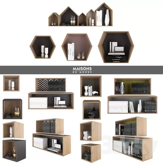 3DSKYMODEL – Shelf – Wardrobe – 76