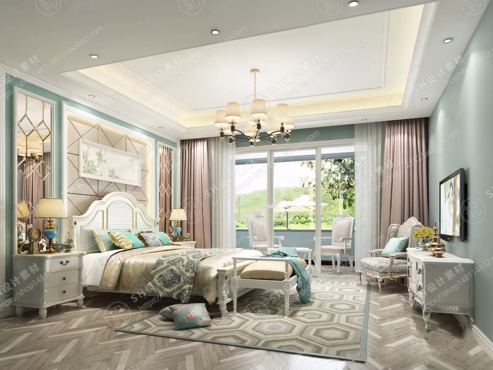 BEDROOM 3D SCENES – VRAY RENDER – 550 BEDROOM 3D SCENES – VRAY RENDER – 550