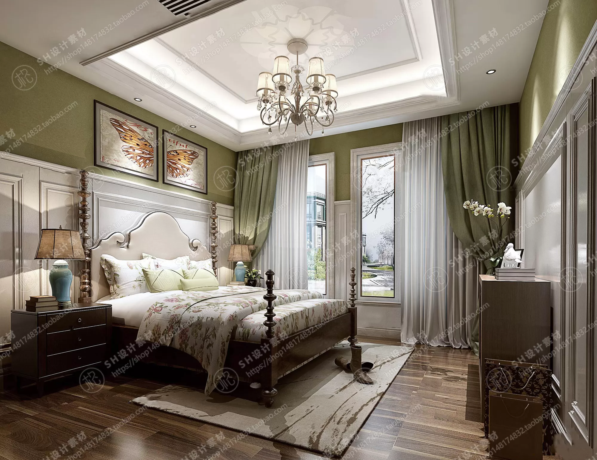 BEDROOM 3D SCENES – VRAY RENDER – 565 BEDROOM 3D SCENES – VRAY RENDER – 565