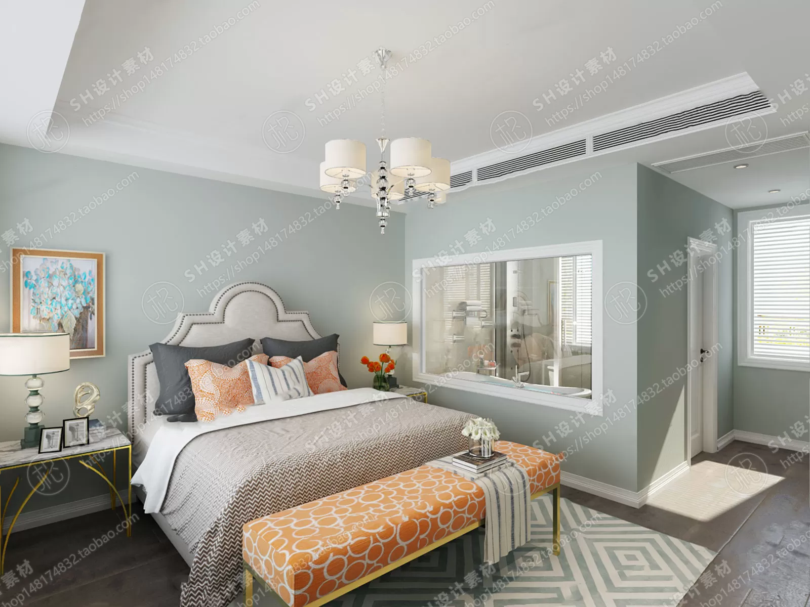 BEDROOM 3D SCENES – VRAY RENDER – 570 BEDROOM 3D SCENES – VRAY RENDER – 570