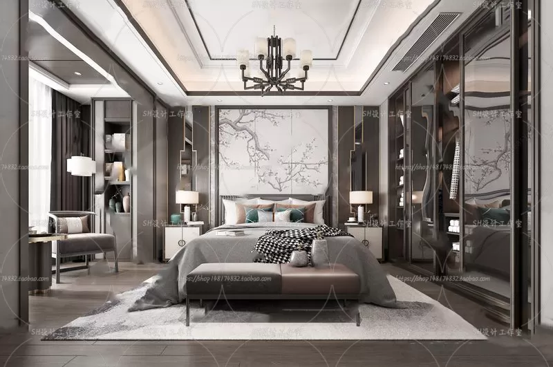 BEDROOM 3D SCENES – VRAY RENDER – 573 BEDROOM 3D SCENES – VRAY RENDER – 573