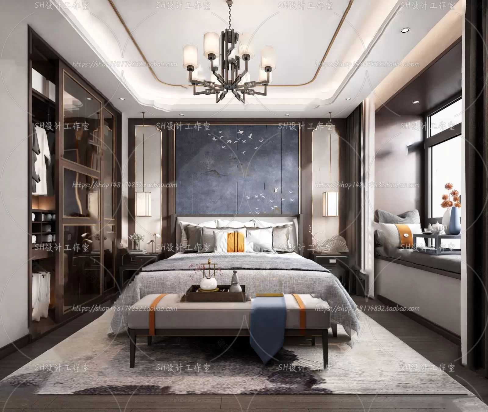BEDROOM 3D SCENES – VRAY RENDER – 574 BEDROOM 3D SCENES – VRAY RENDER – 574