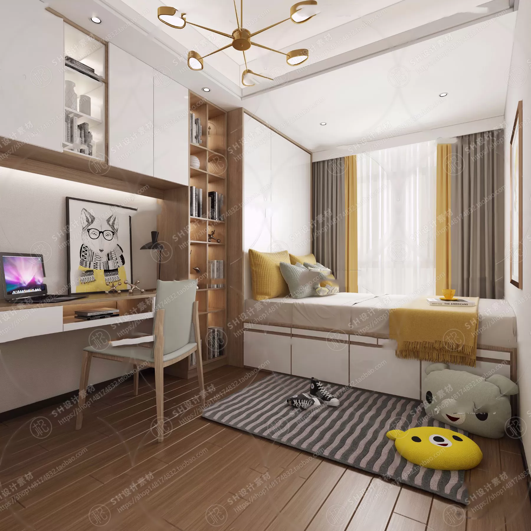CHILDREN ROOM 3D SCENES – VRAY RENDER – 02 CHILDREN ROOM 3D SCENES – VRAY RENDER – 02