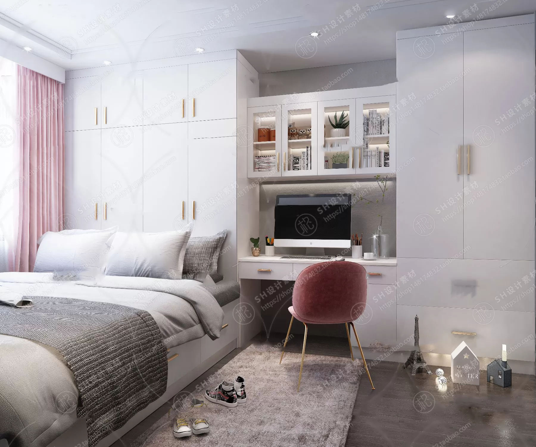 CHILDREN ROOM 3D SCENES – VRAY RENDER – 10 CHILDREN ROOM 3D SCENES – VRAY RENDER – 10