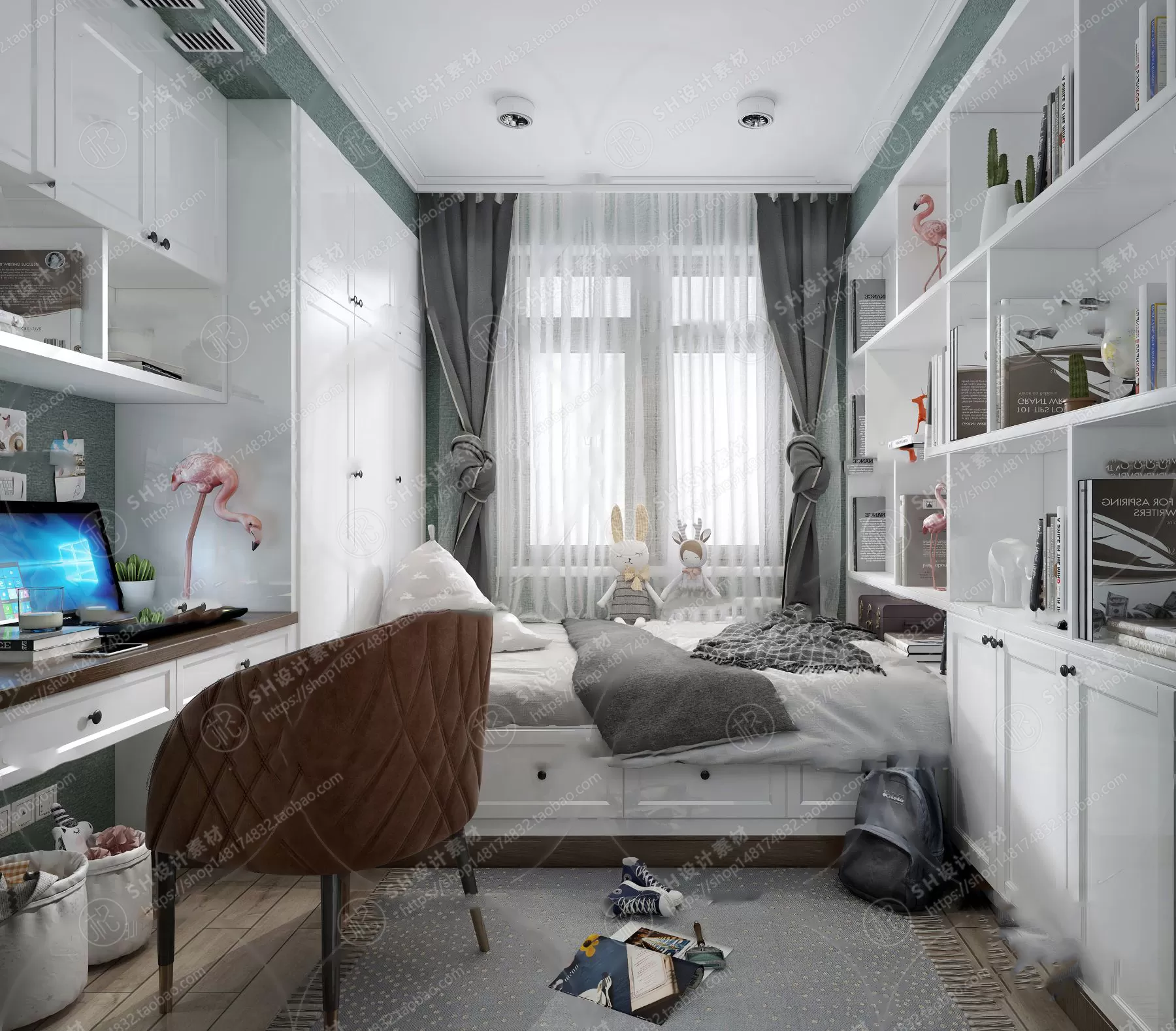 CHILDREN ROOM 3D SCENES – VRAY RENDER – 11 CHILDREN ROOM 3D SCENES – VRAY RENDER – 11