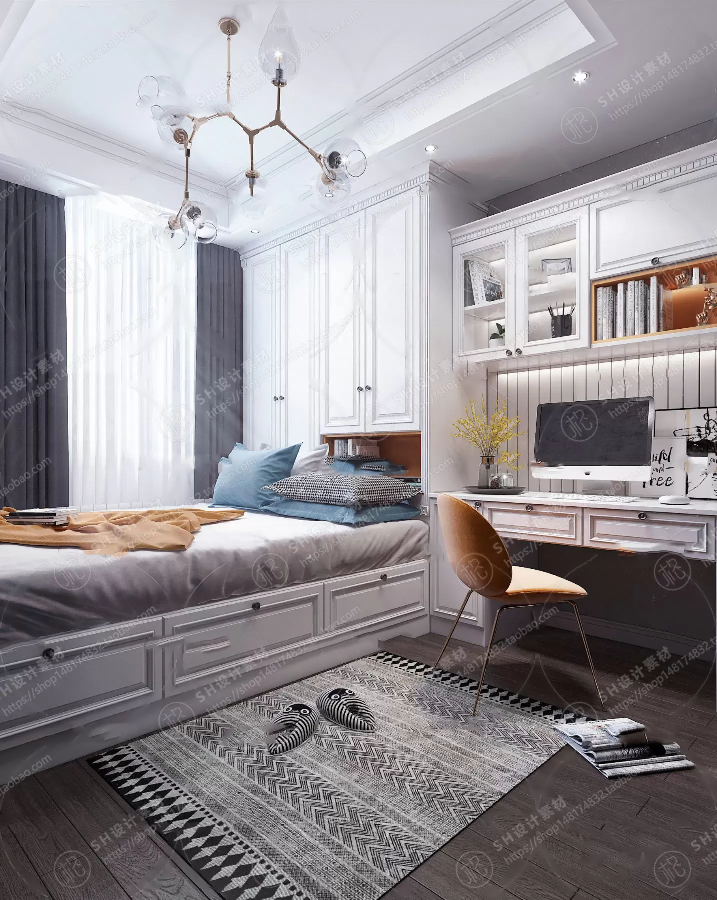 CHILDREN ROOM 3D SCENES – VRAY RENDER – 14 CHILDREN ROOM 3D SCENES – VRAY RENDER – 14