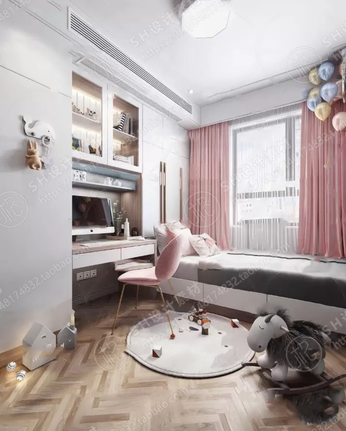CHILDREN ROOM 3D SCENES – VRAY RENDER – 15 CHILDREN ROOM 3D SCENES – VRAY RENDER – 15