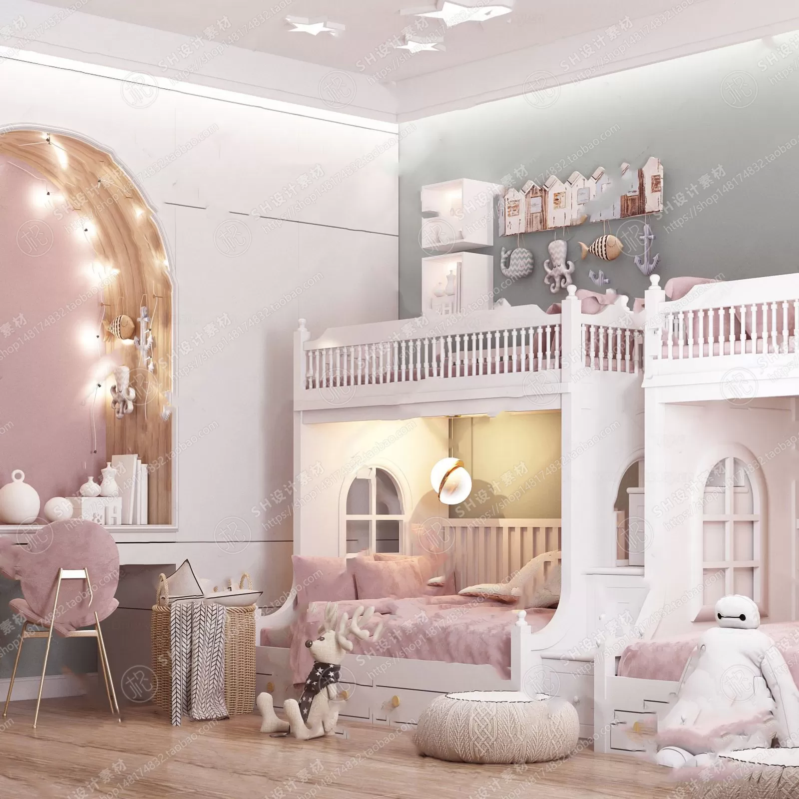 CHILDREN ROOM 3D SCENES – VRAY RENDER – 36 CHILDREN ROOM 3D SCENES – VRAY RENDER – 36