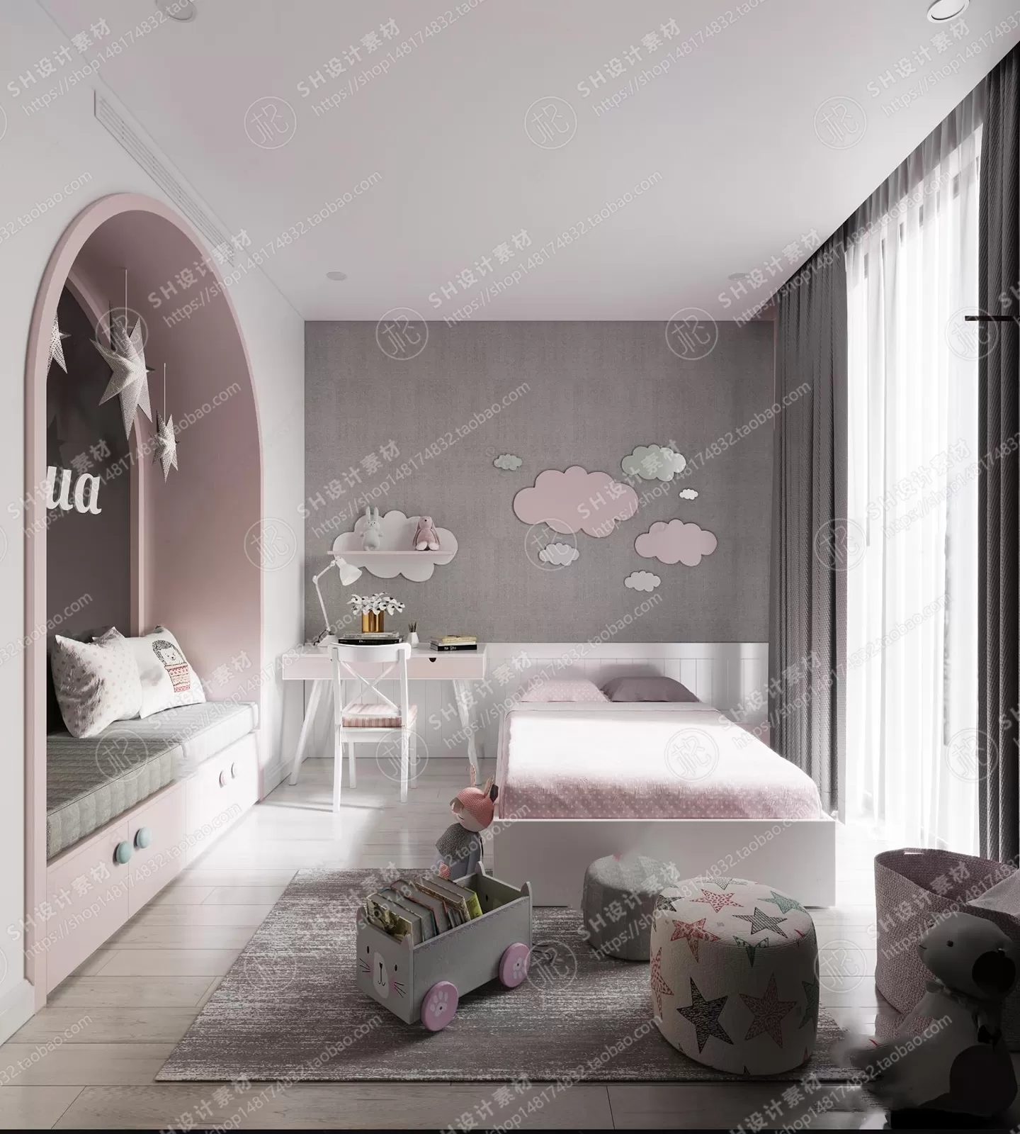 CHILDREN ROOM 3D SCENES – VRAY RENDER – 38 CHILDREN ROOM 3D SCENES – VRAY RENDER – 38