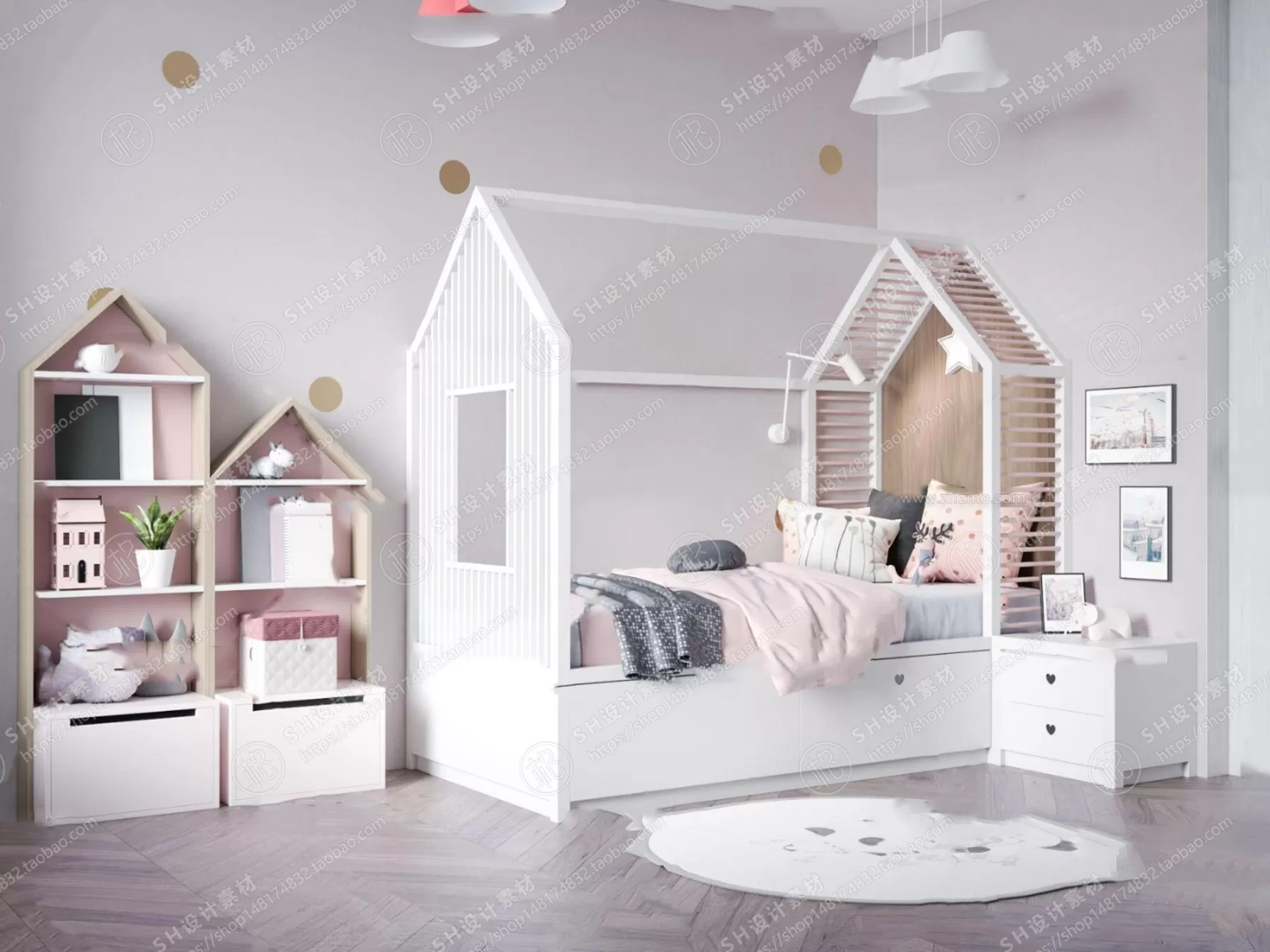CHILDREN ROOM 3D SCENES – VRAY RENDER – 40 CHILDREN ROOM 3D SCENES – VRAY RENDER – 40
