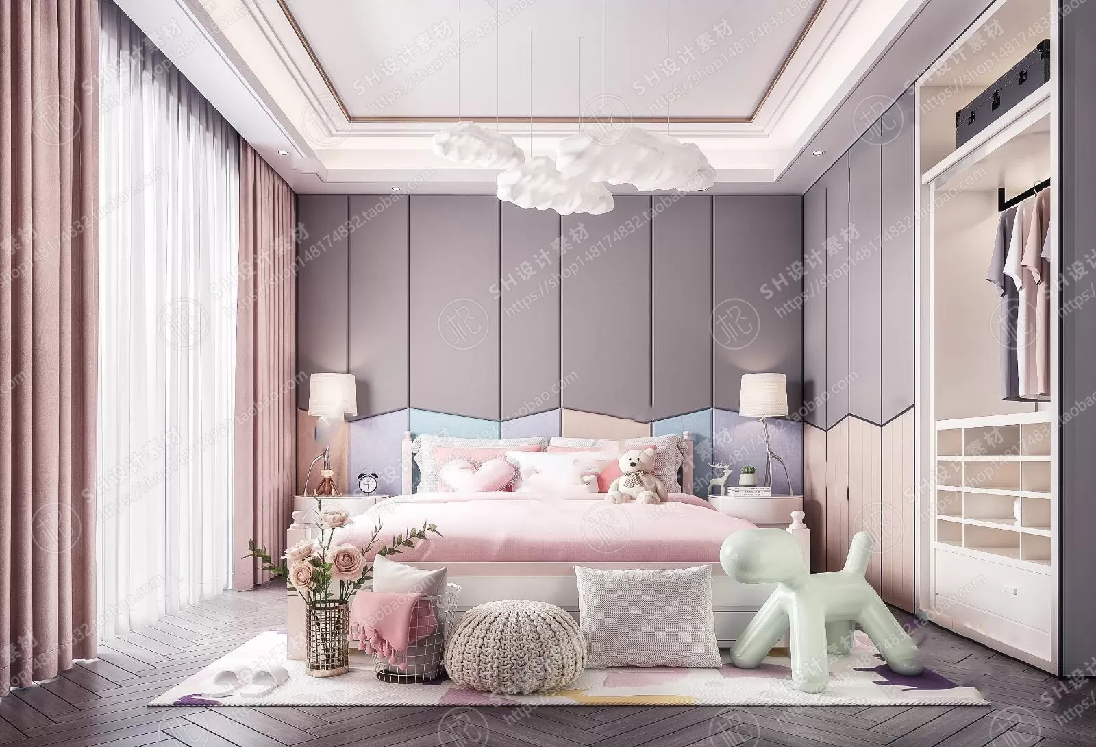 CHILDREN ROOM 3D SCENES – VRAY RENDER – 44 CHILDREN ROOM 3D SCENES – VRAY RENDER – 44