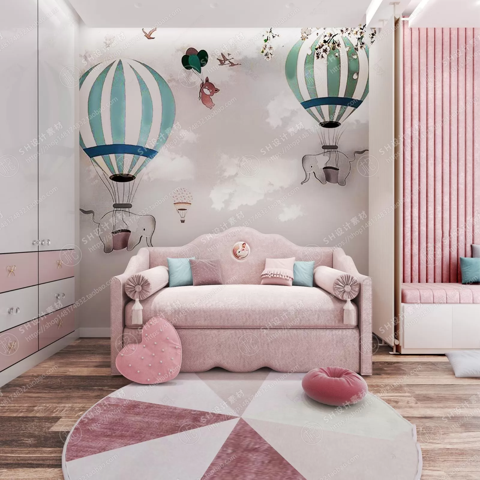 CHILDREN ROOM 3D SCENES – VRAY RENDER – 51 CHILDREN ROOM 3D SCENES – VRAY RENDER – 51