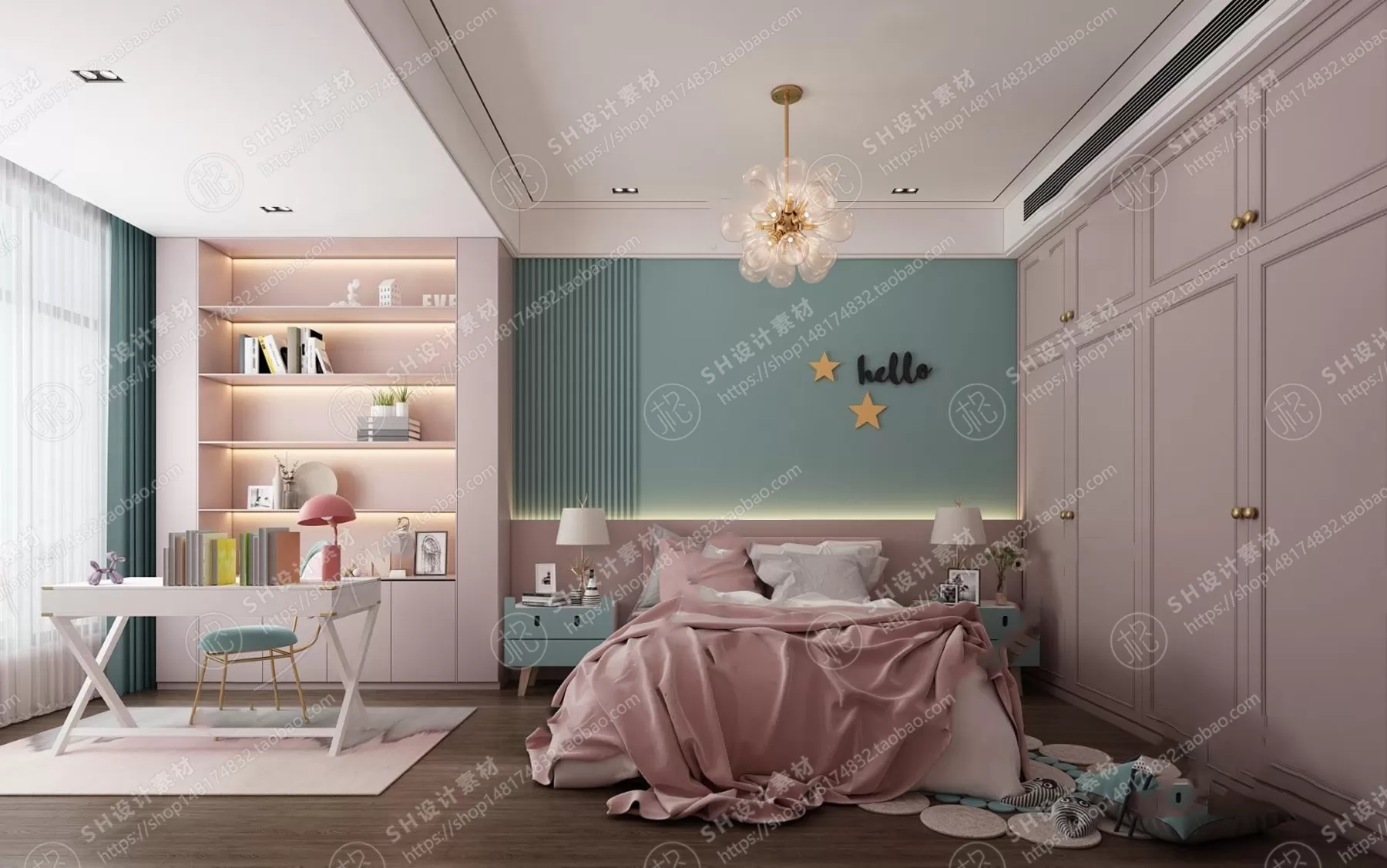 CHILDREN ROOM 3D SCENES – VRAY RENDER – 56 CHILDREN ROOM 3D SCENES – VRAY RENDER – 56