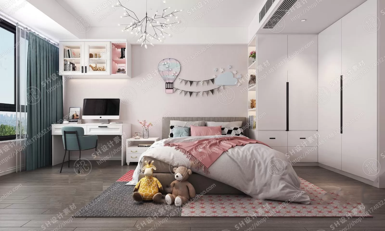 CHILDREN ROOM 3D SCENES – VRAY RENDER – 58 CHILDREN ROOM 3D SCENES – VRAY RENDER – 58
