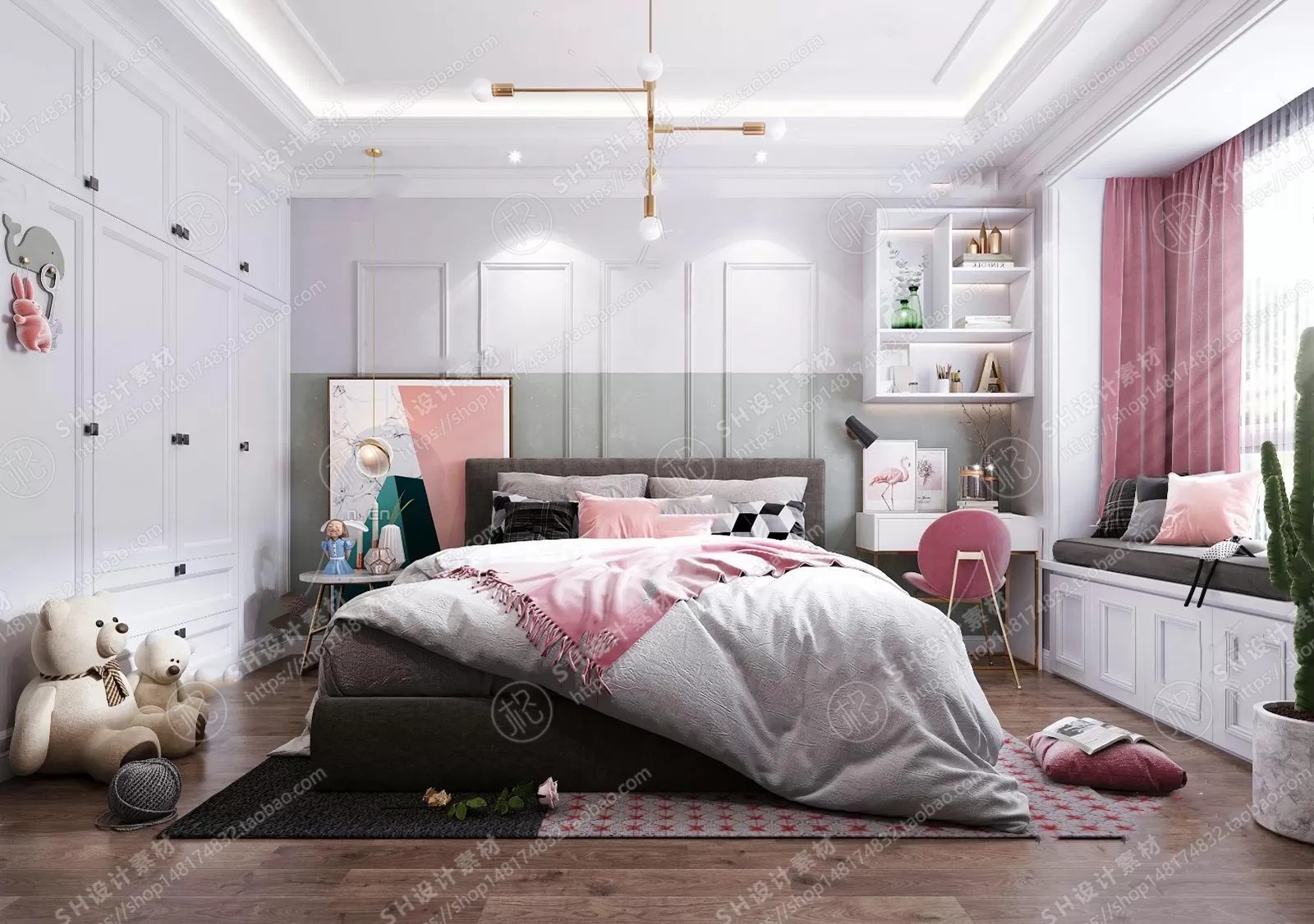 CHILDREN ROOM 3D SCENES – VRAY RENDER – 59 CHILDREN ROOM 3D SCENES – VRAY RENDER – 59