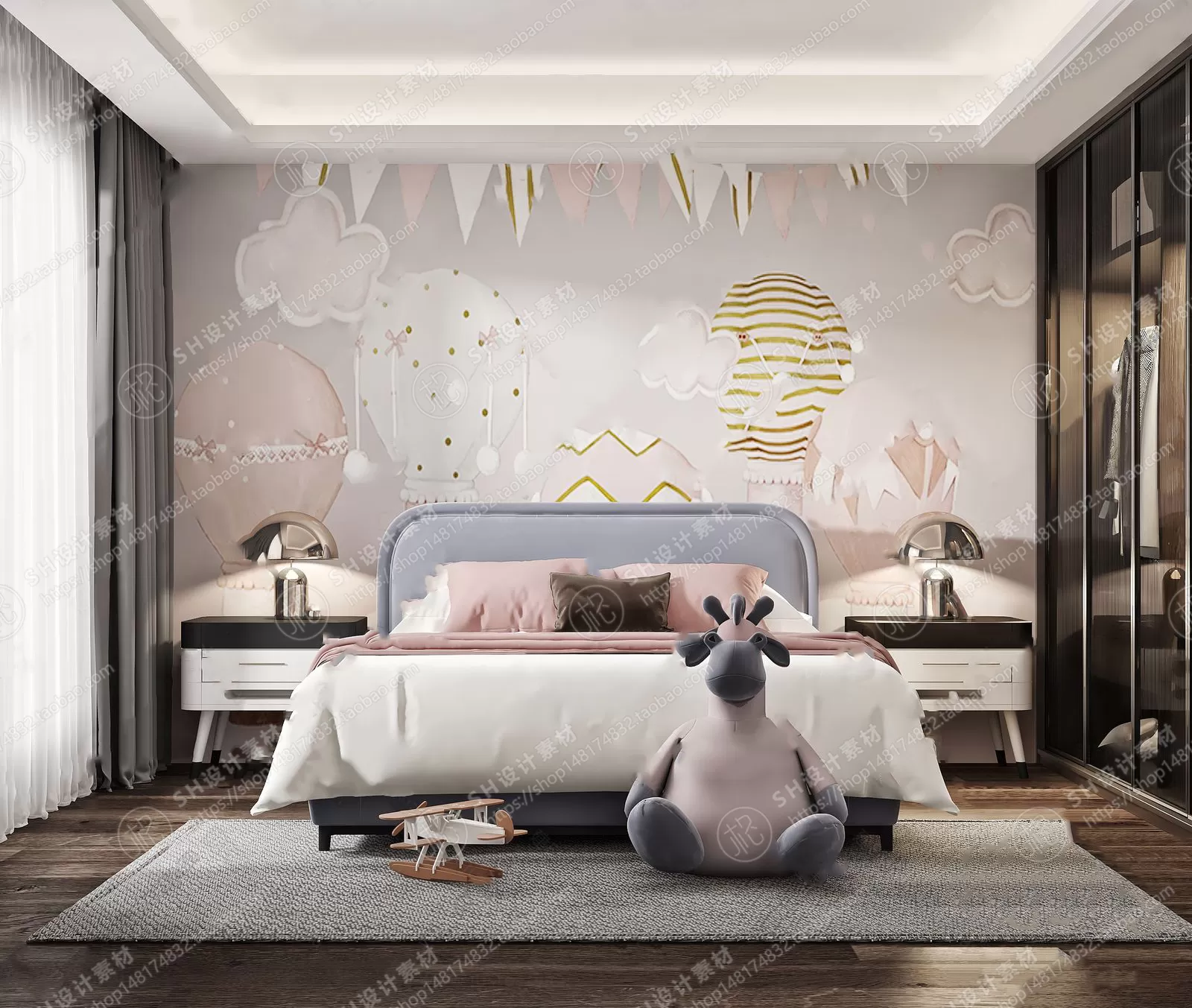 CHILDREN ROOM 3D SCENES – VRAY RENDER – 65 CHILDREN ROOM 3D SCENES – VRAY RENDER – 65