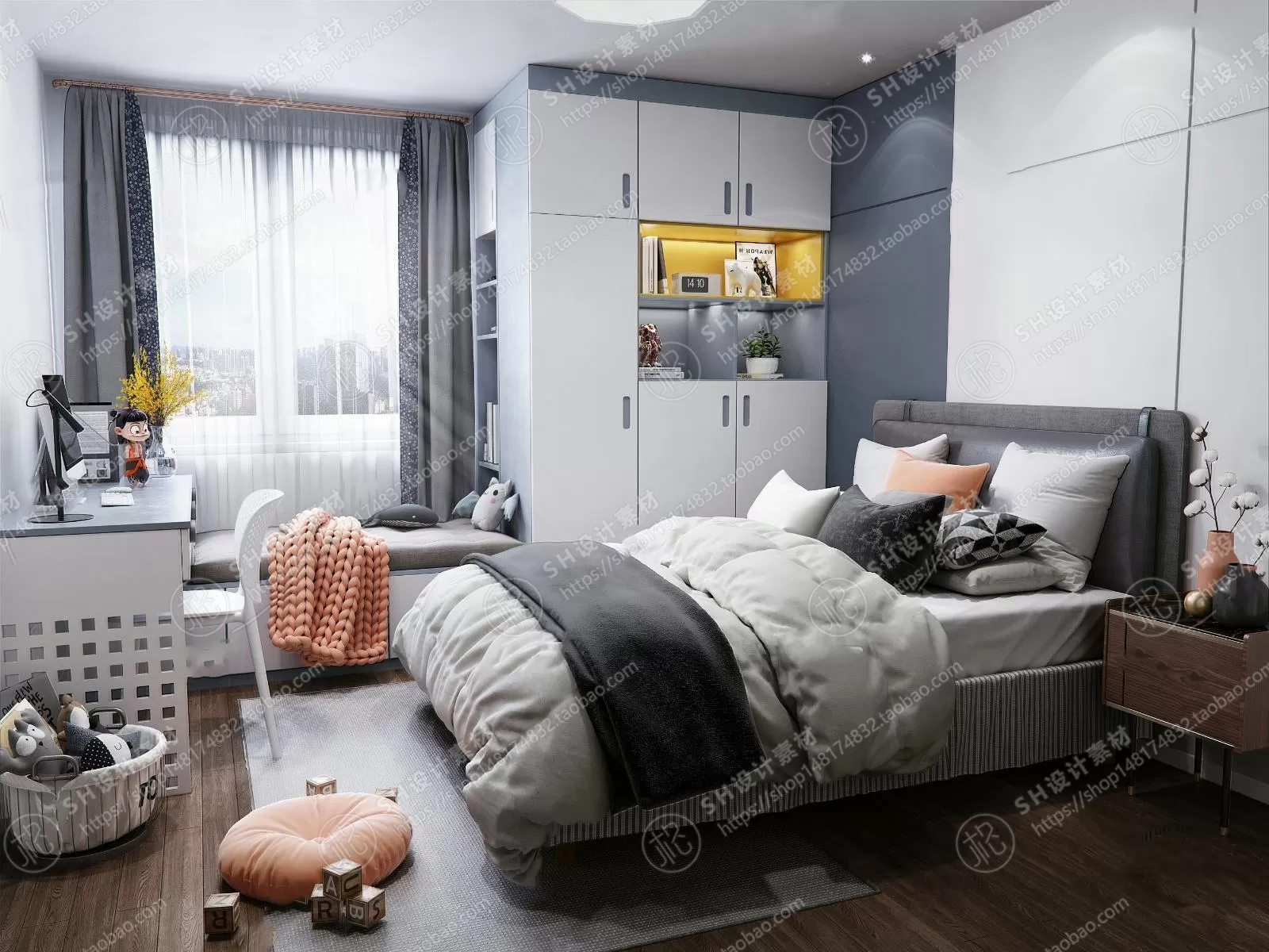 CHILDREN ROOM 3D SCENES – VRAY RENDER – 72 CHILDREN ROOM 3D SCENES – VRAY RENDER – 72