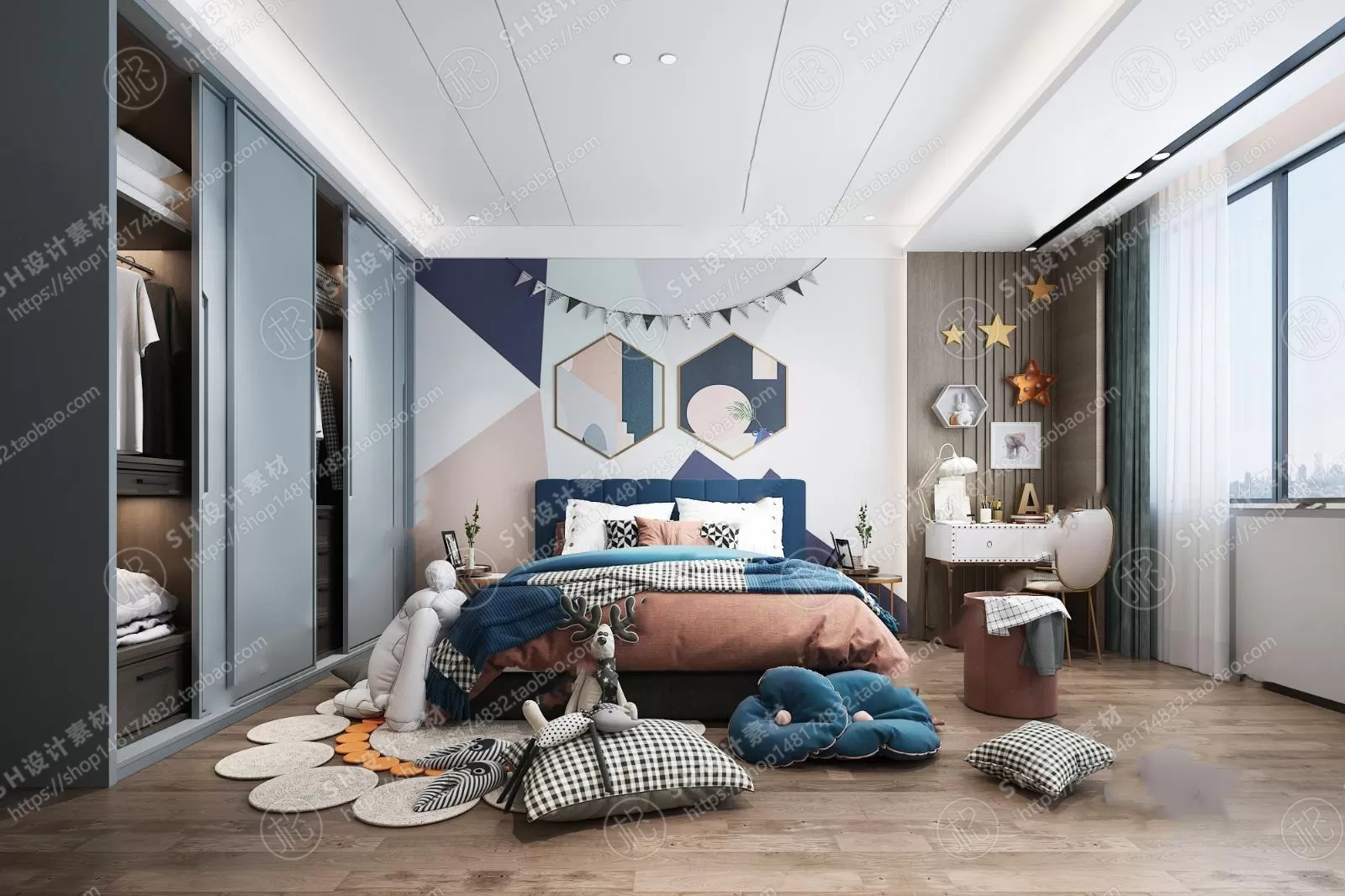 CHILDREN ROOM 3D SCENES – VRAY RENDER – 75 CHILDREN ROOM 3D SCENES – VRAY RENDER – 75