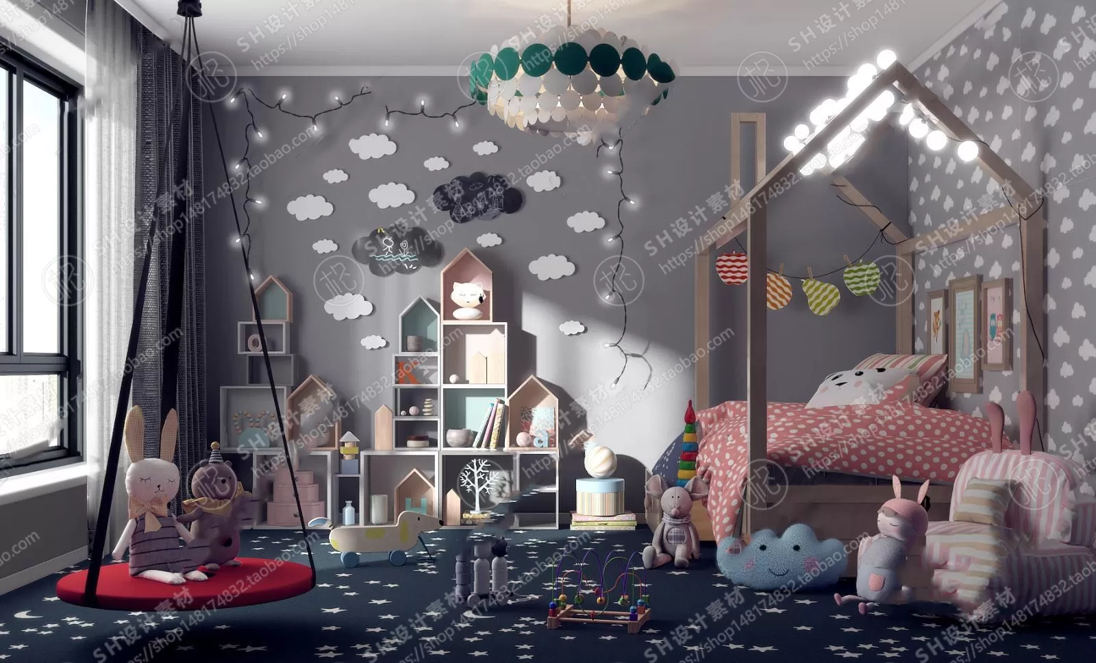 CHILDREN ROOM 3D SCENES – VRAY RENDER – 77 CHILDREN ROOM 3D SCENES – VRAY RENDER – 77