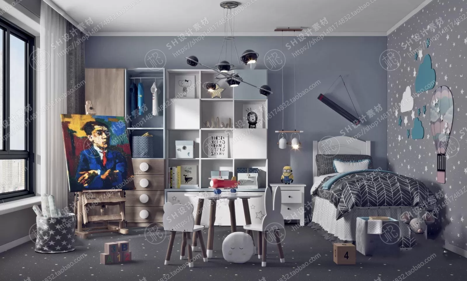 CHILDREN ROOM 3D SCENES – VRAY RENDER – 79 CHILDREN ROOM 3D SCENES – VRAY RENDER – 79
