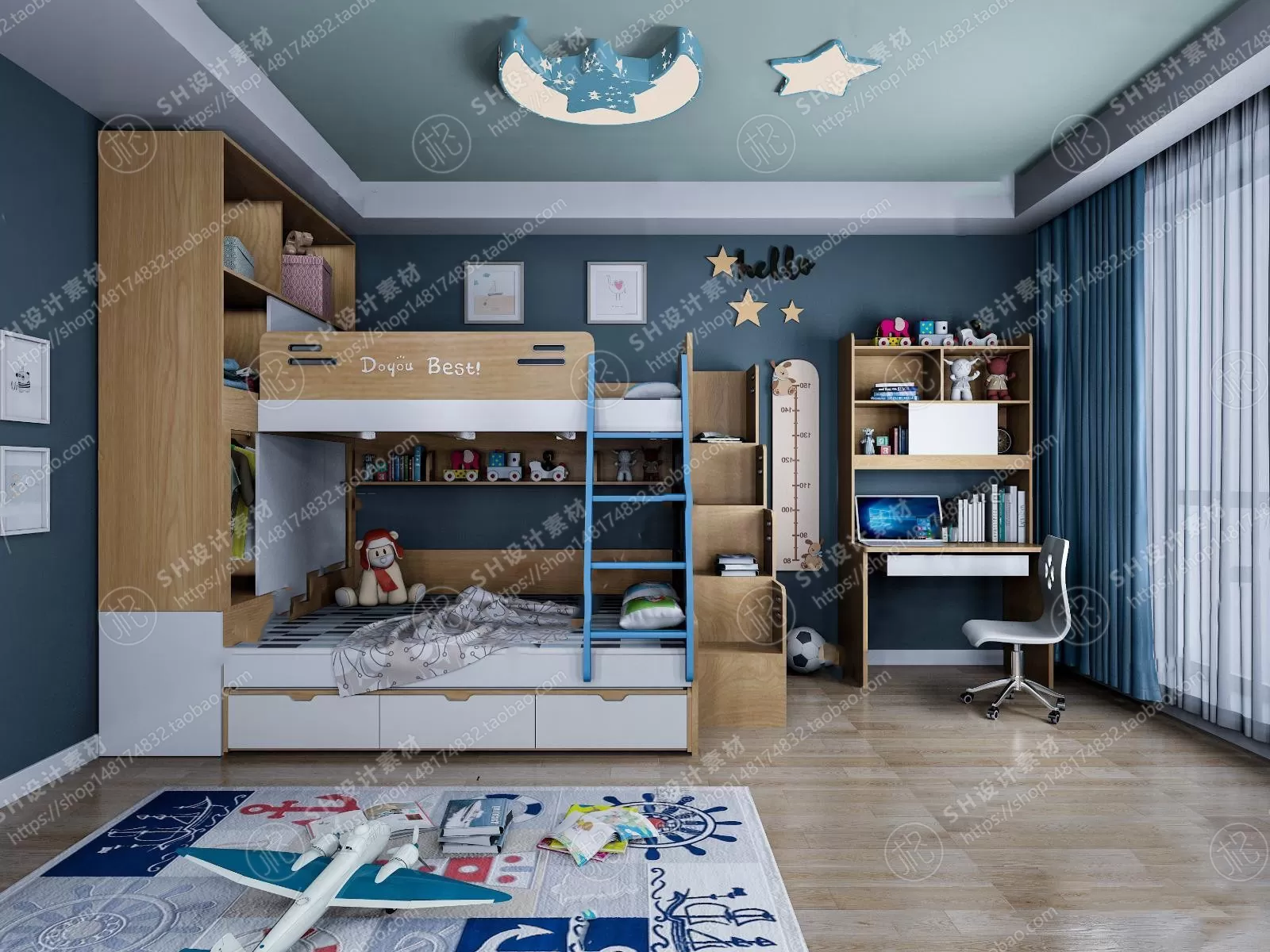 CHILDREN ROOM 3D SCENES – VRAY RENDER – 92 CHILDREN ROOM 3D SCENES – VRAY RENDER – 92
