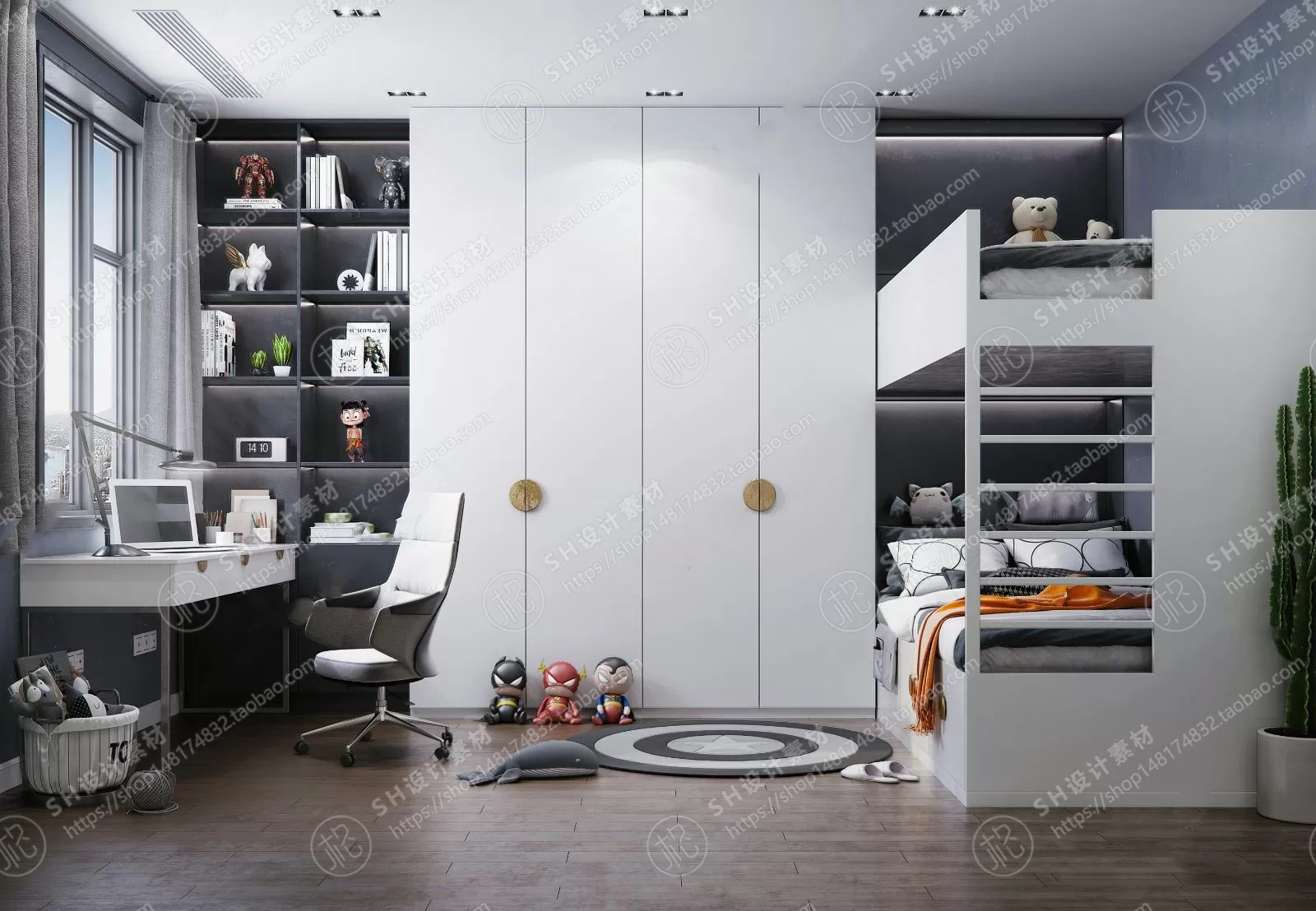 CHILDREN ROOM 3D SCENES – VRAY RENDER – 95 CHILDREN ROOM 3D SCENES – VRAY RENDER – 95