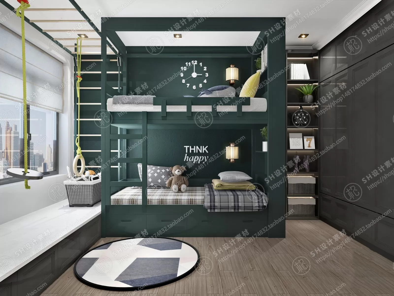 CHILDREN ROOM 3D SCENES – VRAY RENDER – 96 CHILDREN ROOM 3D SCENES – VRAY RENDER – 96