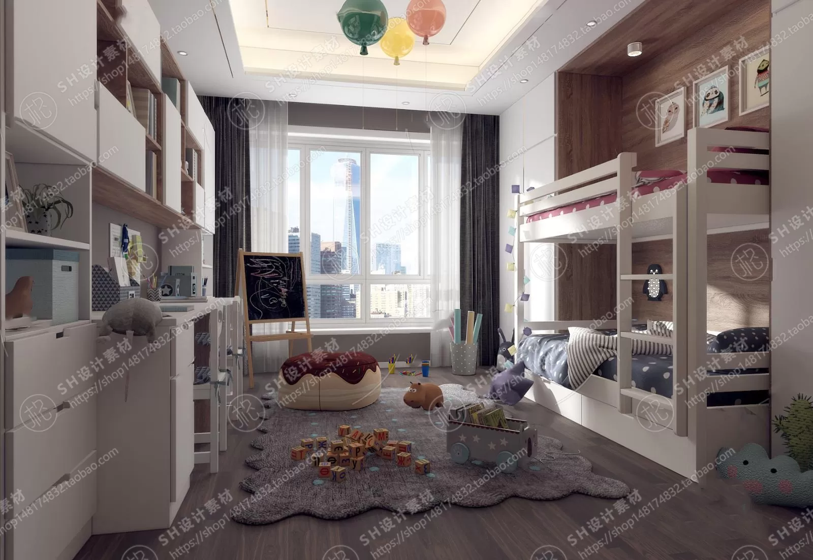 CHILDREN ROOM 3D SCENES – VRAY RENDER – 97 CHILDREN ROOM 3D SCENES – VRAY RENDER – 97