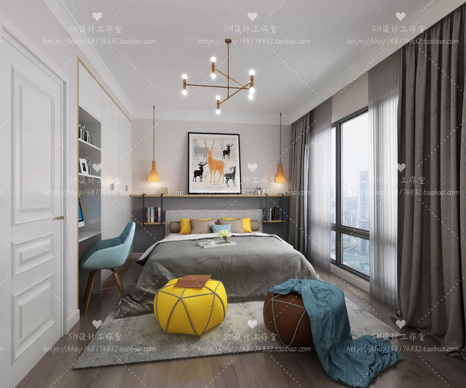 CHILDREN ROOM 3D SCENES – VRAY RENDER – 201 CHILDREN ROOM 3D SCENES – VRAY RENDER – 201