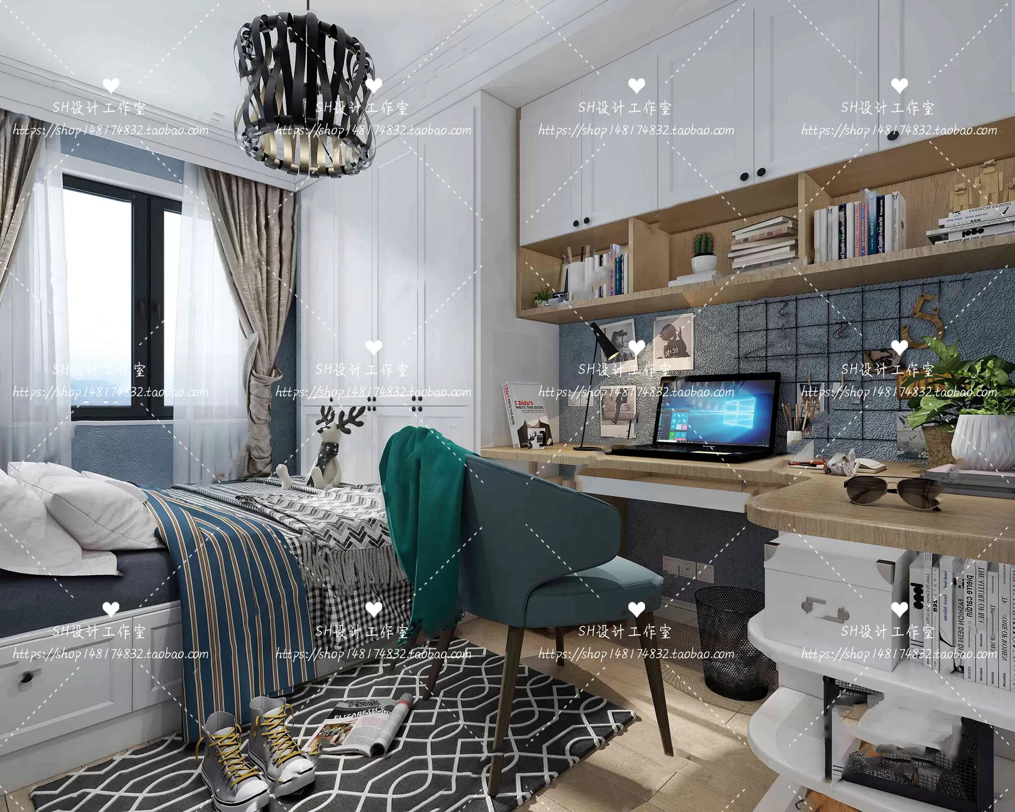 CHILDREN ROOM 3D SCENES – VRAY RENDER – 209 CHILDREN ROOM 3D SCENES – VRAY RENDER – 209