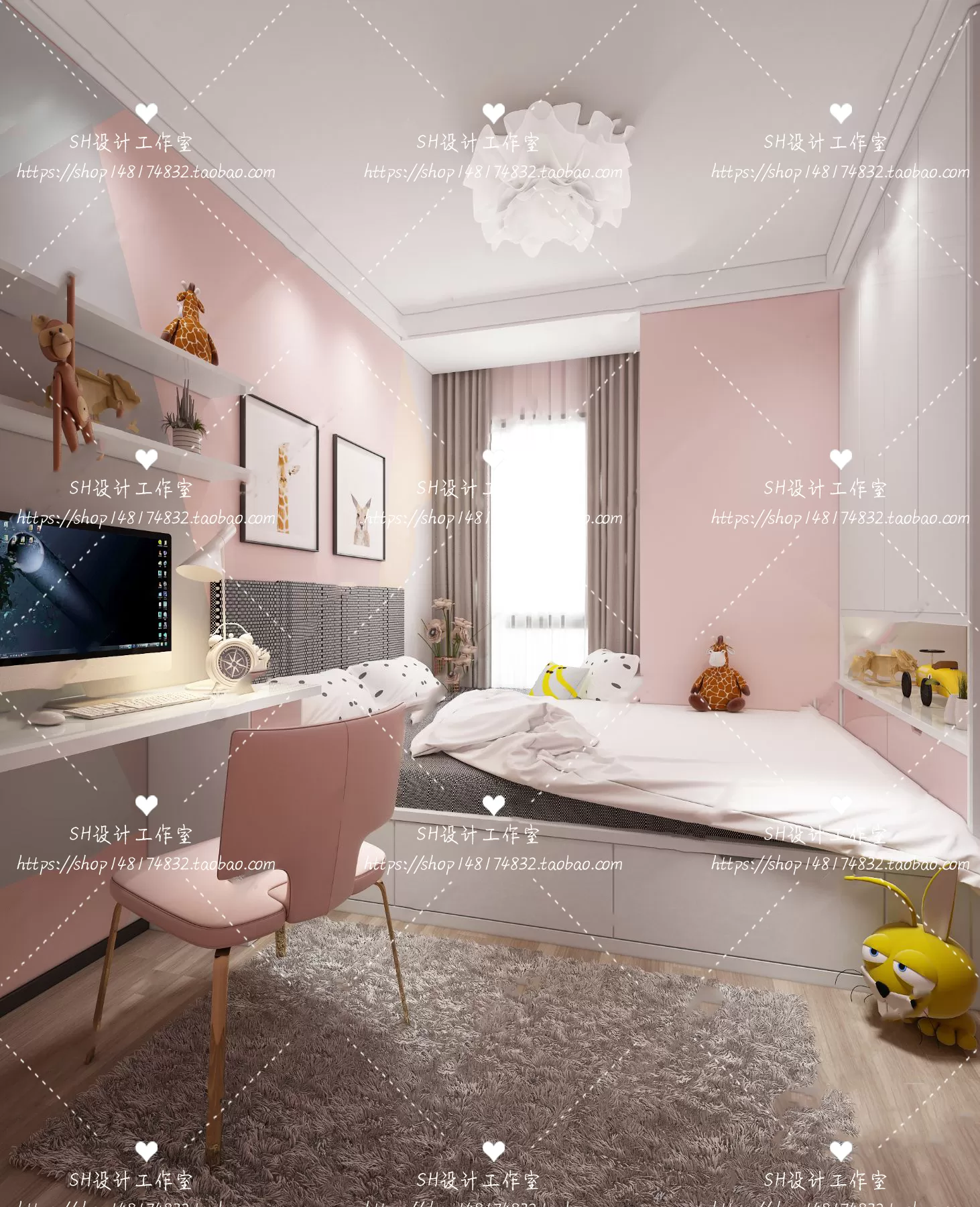 CHILDREN ROOM 3D SCENES – VRAY RENDER – 211 CHILDREN ROOM 3D SCENES – VRAY RENDER – 211