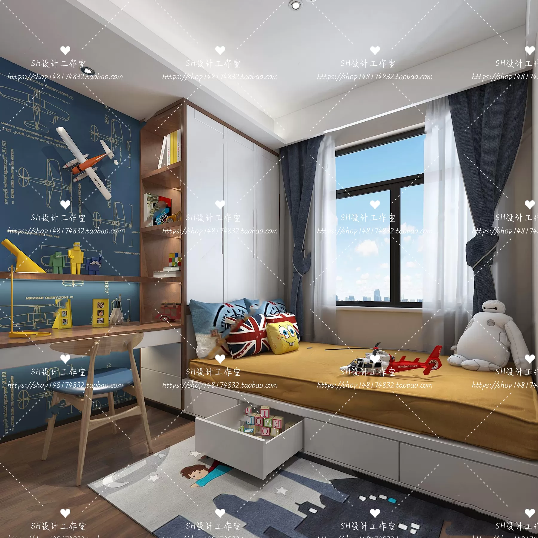 CHILDREN ROOM 3D SCENES – VRAY RENDER – 222 CHILDREN ROOM 3D SCENES – VRAY RENDER – 222
