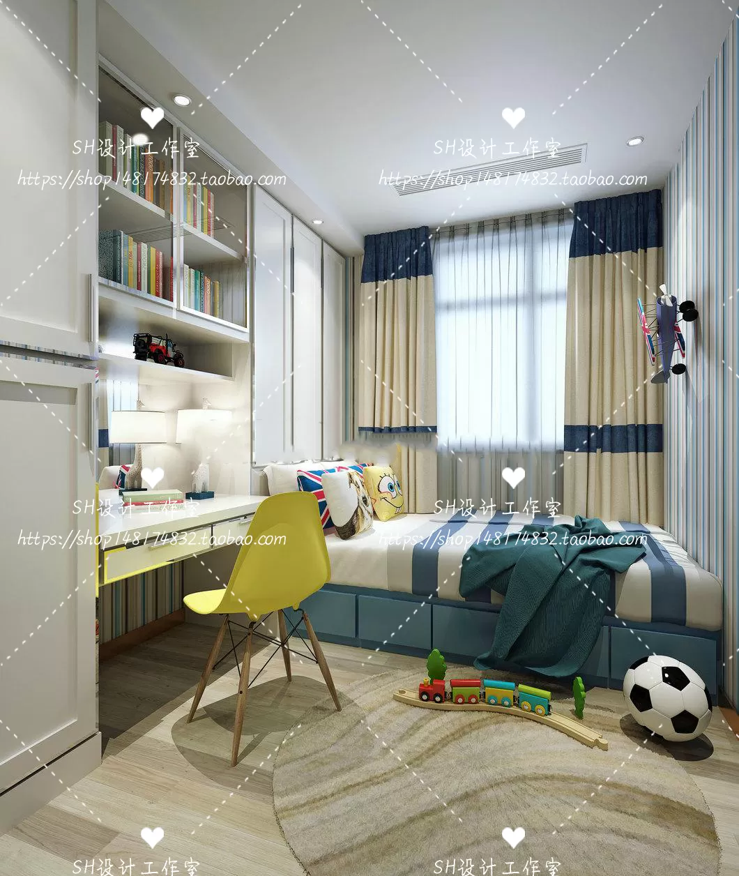 CHILDREN ROOM 3D SCENES – VRAY RENDER – 235 CHILDREN ROOM 3D SCENES – VRAY RENDER – 235