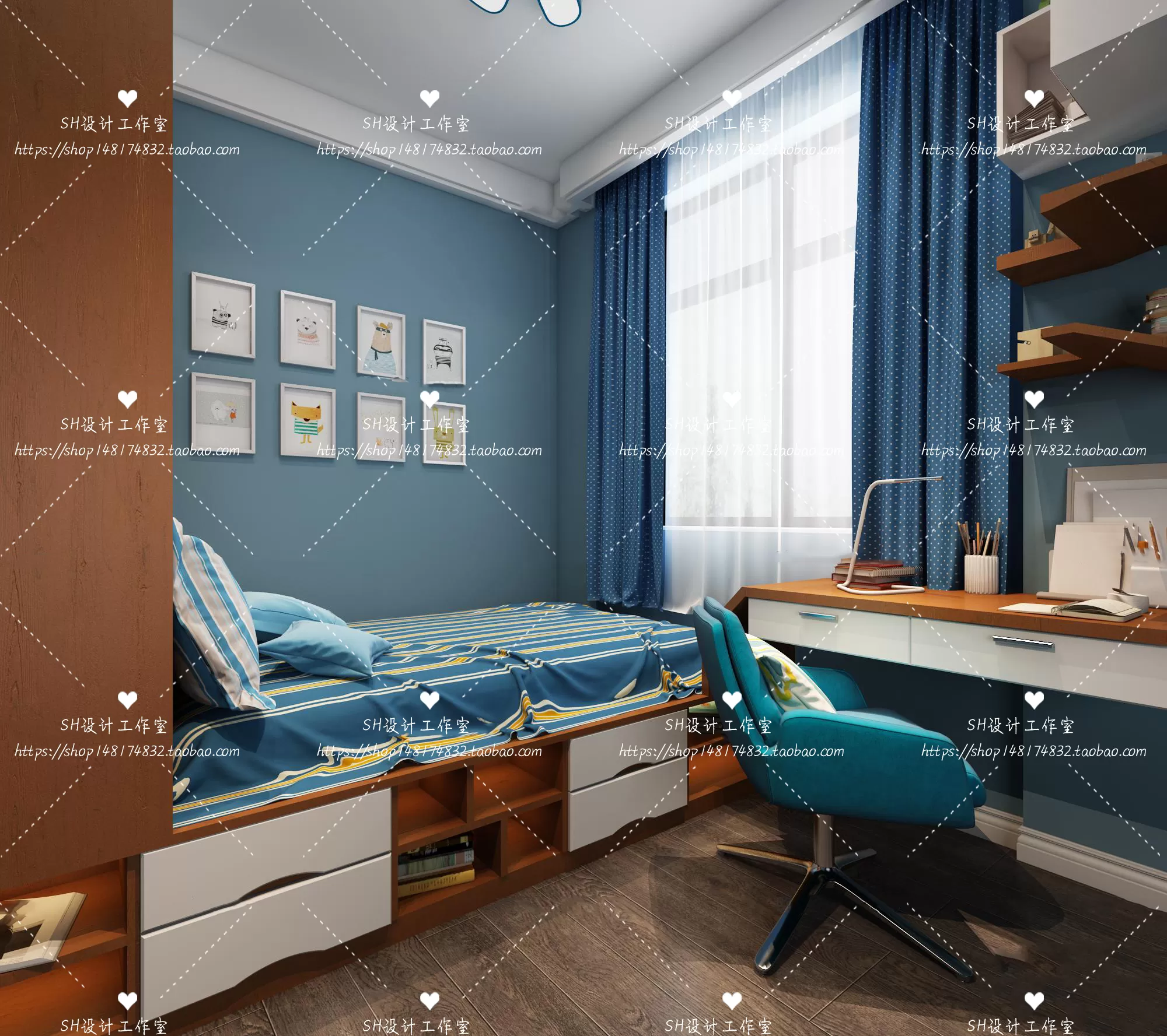 CHILDREN ROOM 3D SCENES – VRAY RENDER – 237 CHILDREN ROOM 3D SCENES – VRAY RENDER – 237