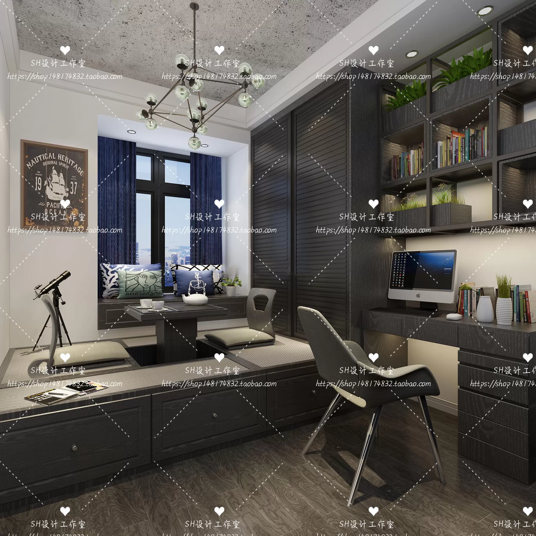 CHILDREN ROOM 3D SCENES – VRAY RENDER – 266