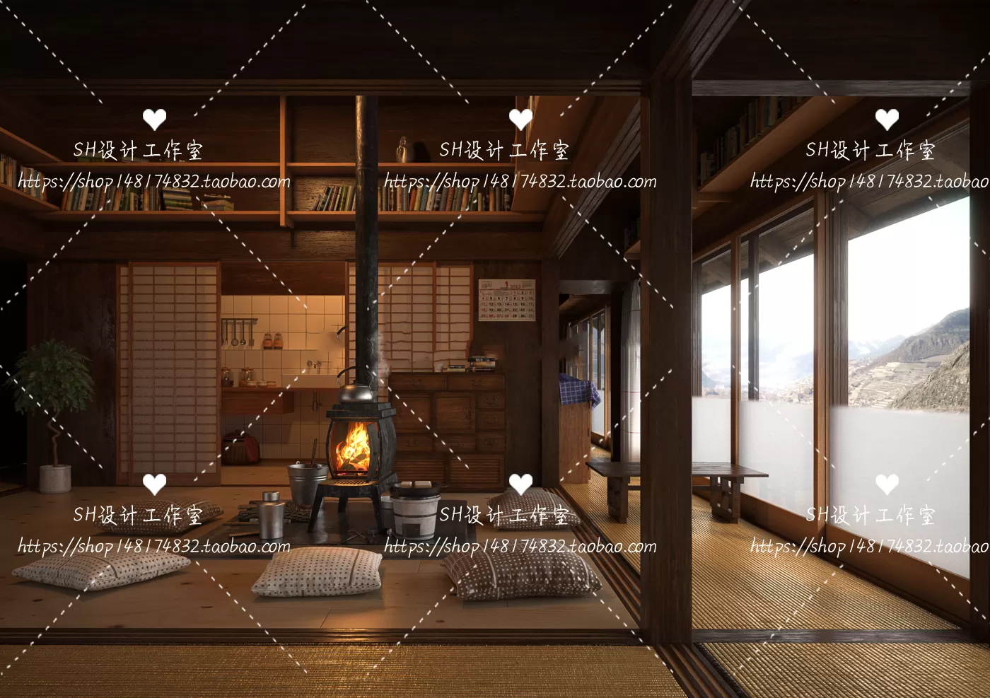 CHILDREN ROOM 3D SCENES – VRAY RENDER – 276