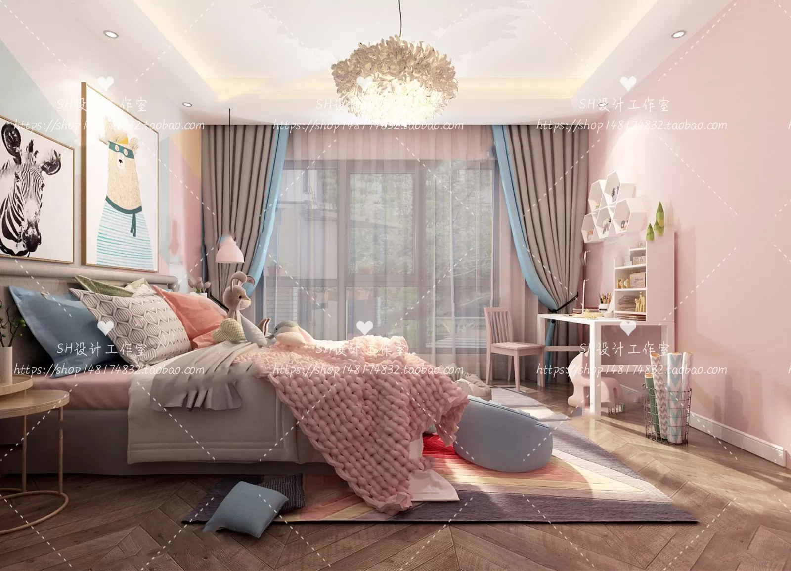 CHILDREN ROOM 3D SCENES – VRAY RENDER – 291