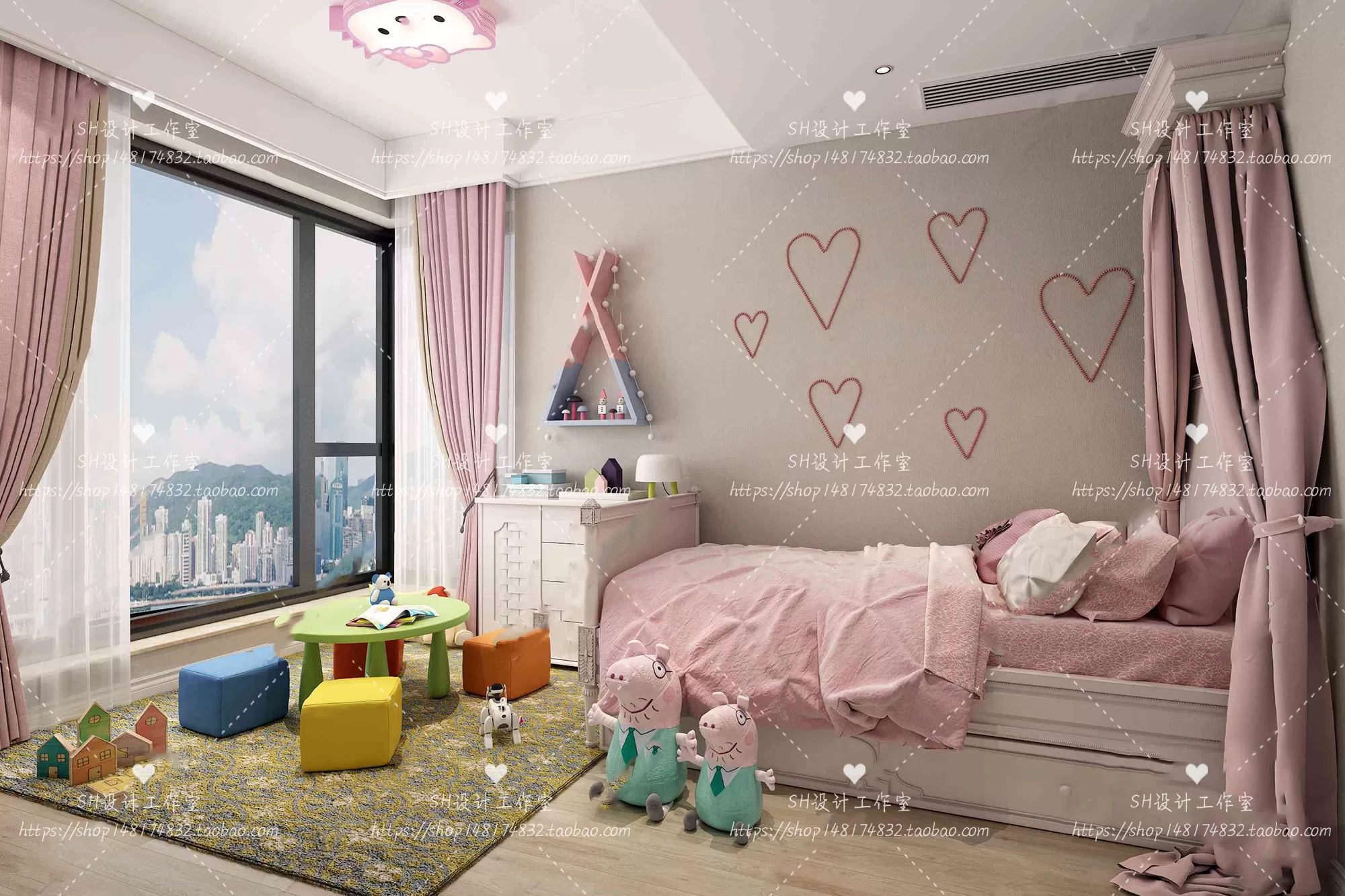 CHILDREN ROOM 3D SCENES – VRAY RENDER – 295