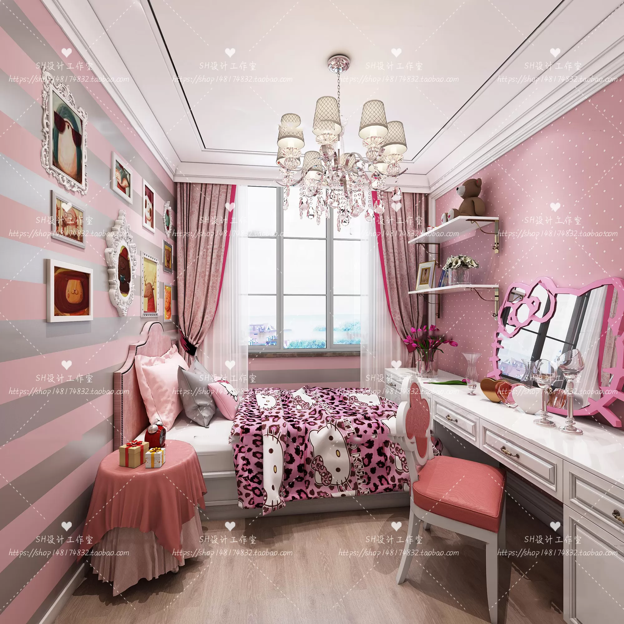 CHILDREN ROOM 3D SCENES – VRAY RENDER – 301