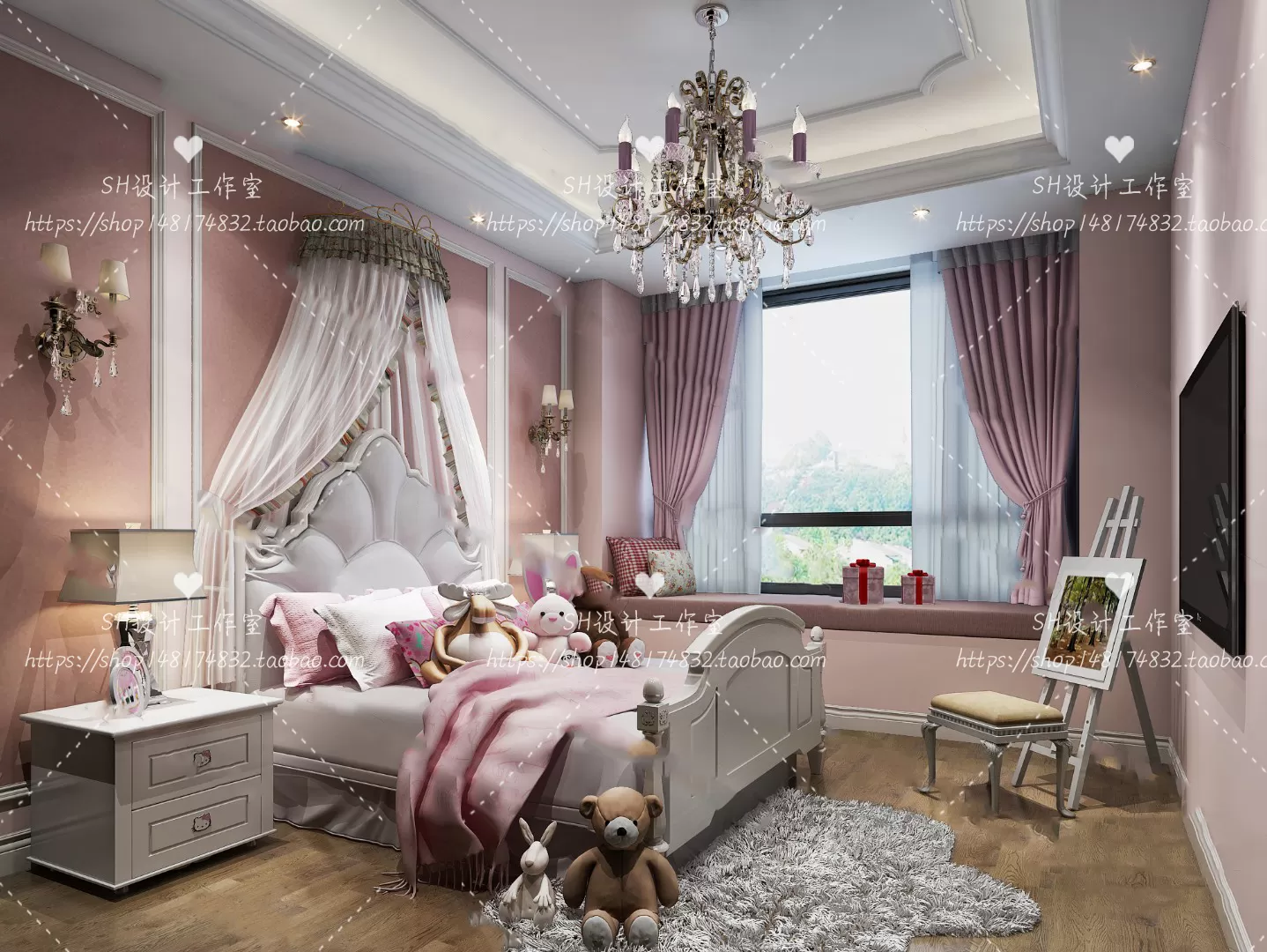 CHILDREN ROOM 3D SCENES – VRAY RENDER – 310